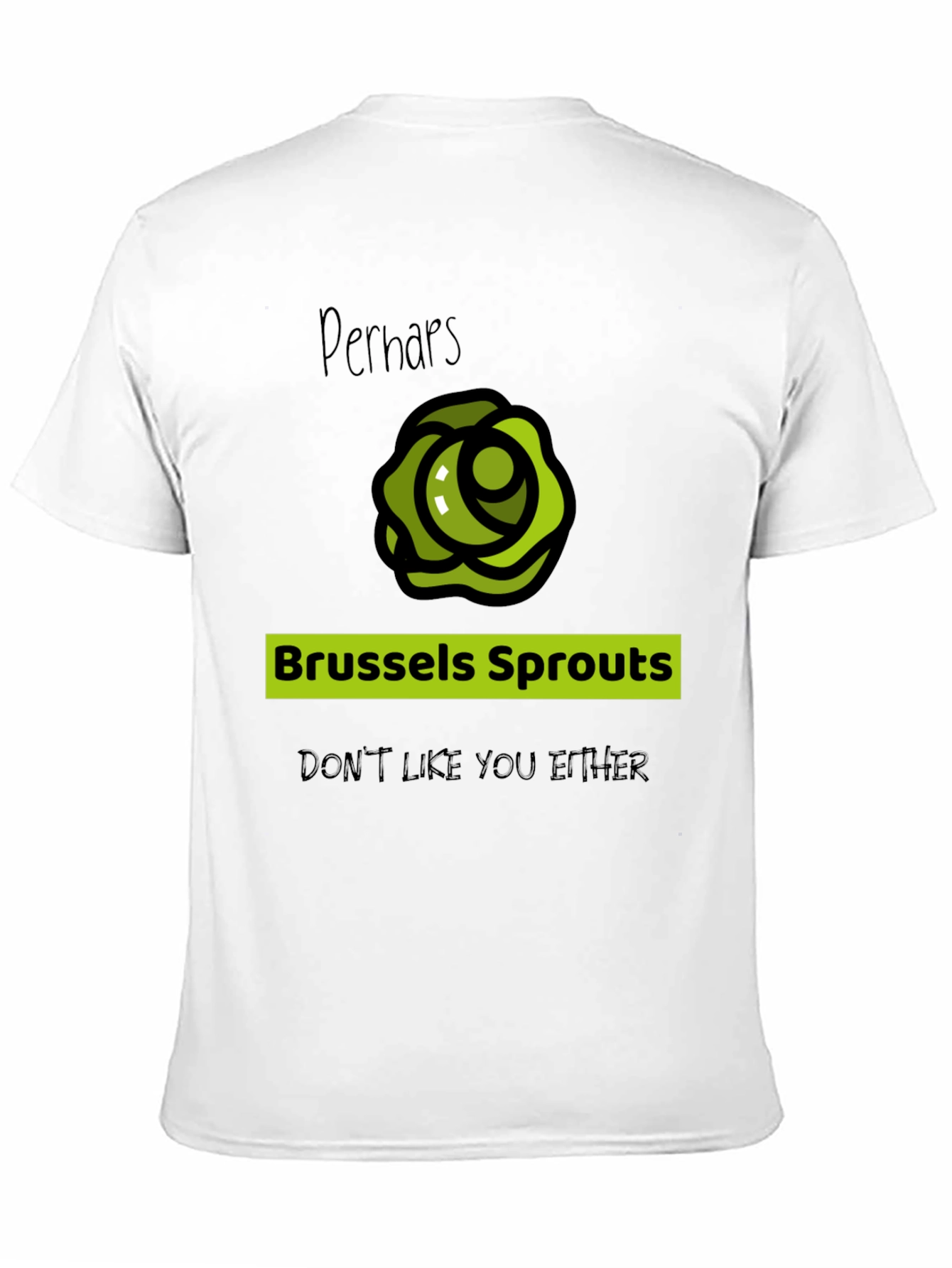 Brussels Sprouts Graphic Tee - Humorous Vegetable Shirt