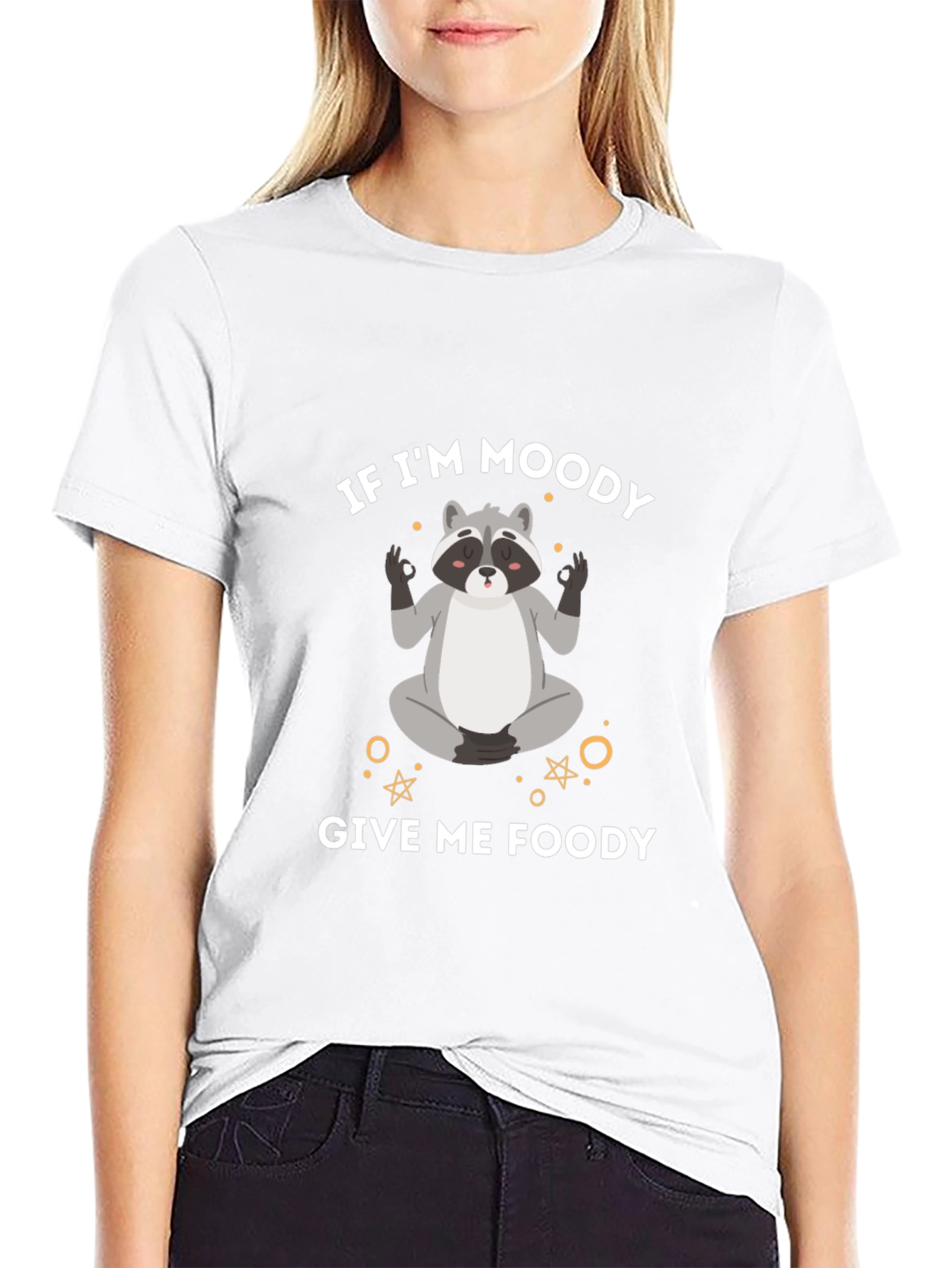 Moody Raccoon T-Shirt - Funny Graphic Tee