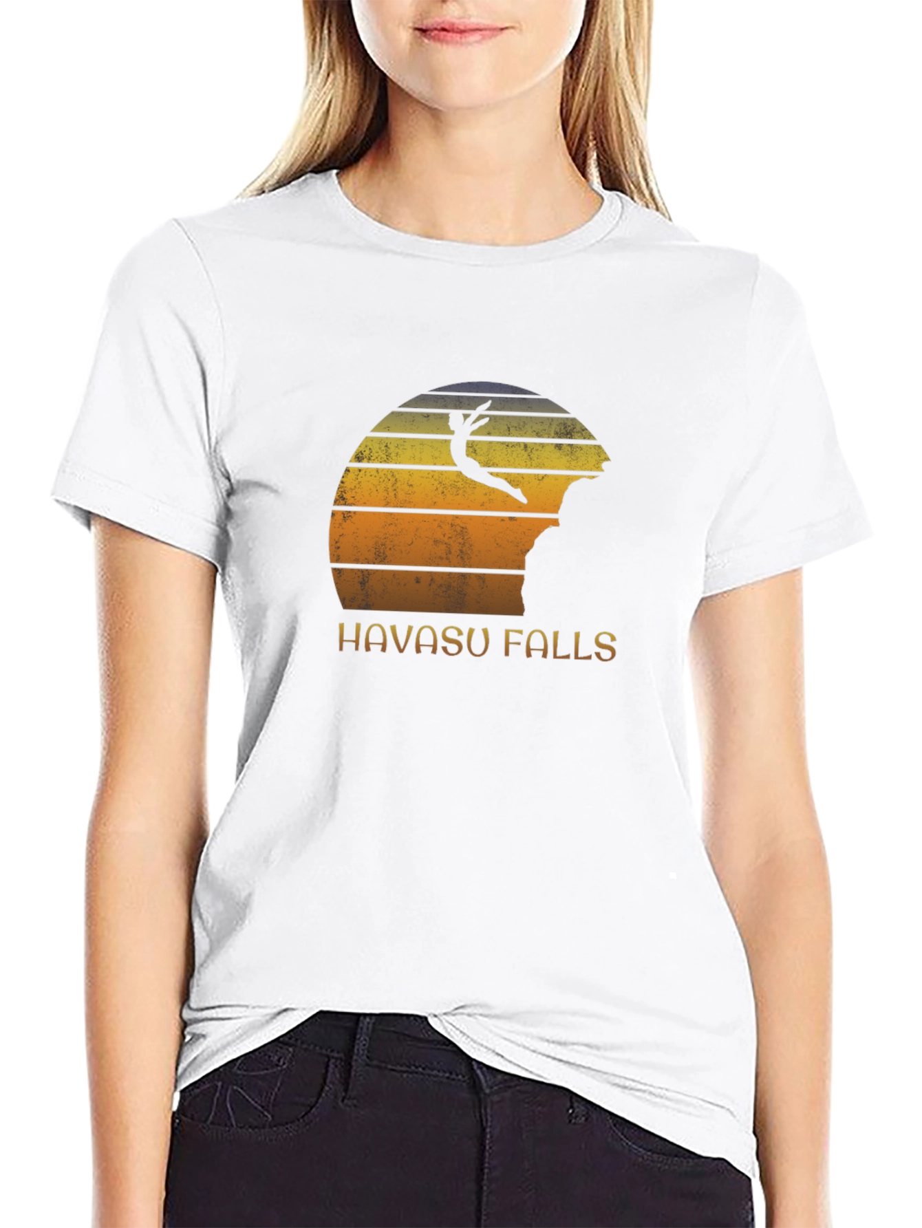 Havasu Falls Cliff Diver Graphic T-Shirt