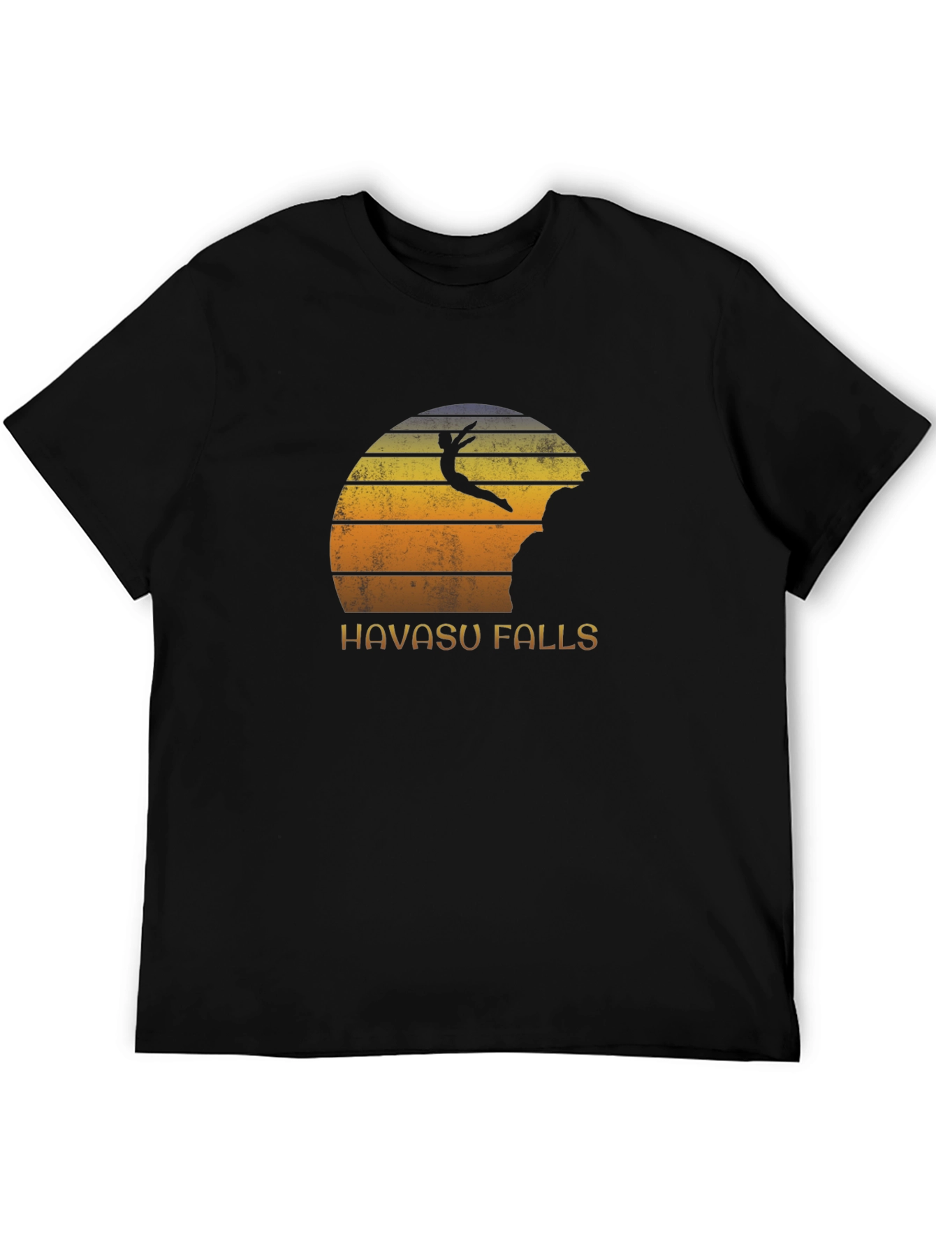 Havasu Falls Cliff Diver Graphic T-Shirt