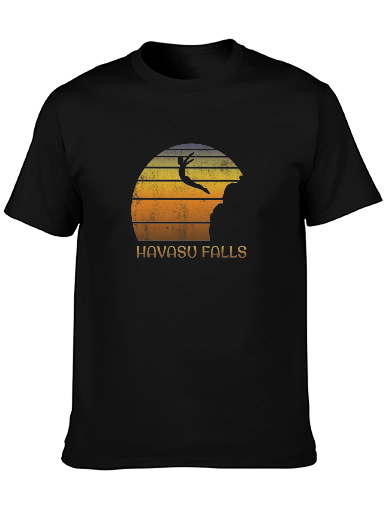 Havasu Falls Cliff Diver Graphic T-Shirt