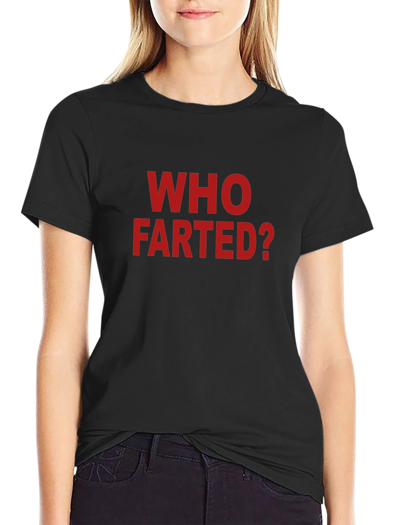 Who Farted? Graphic Tee - Funny Slogan T-Shirt