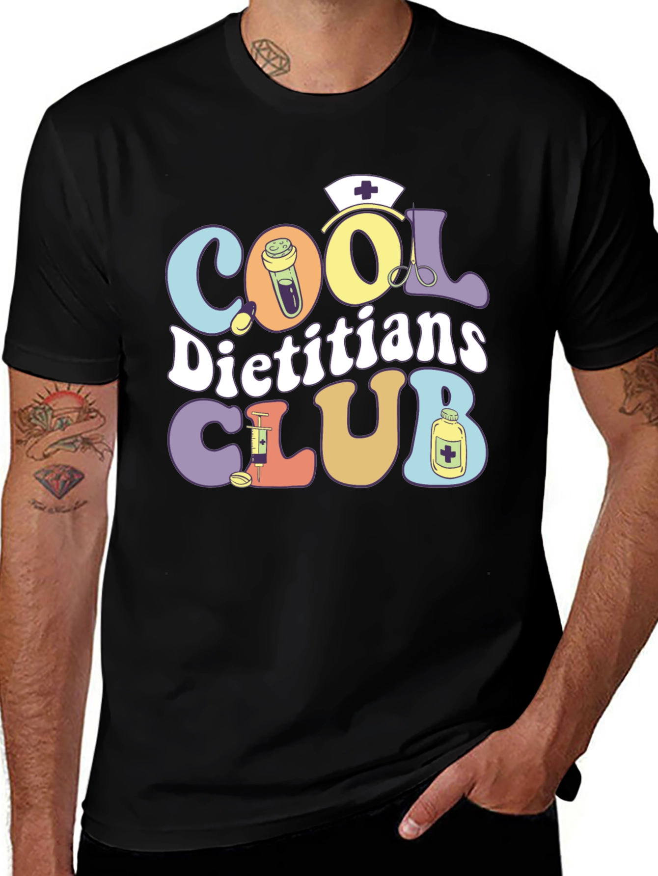 Cool Dietitians Club Graphic T-Shirt