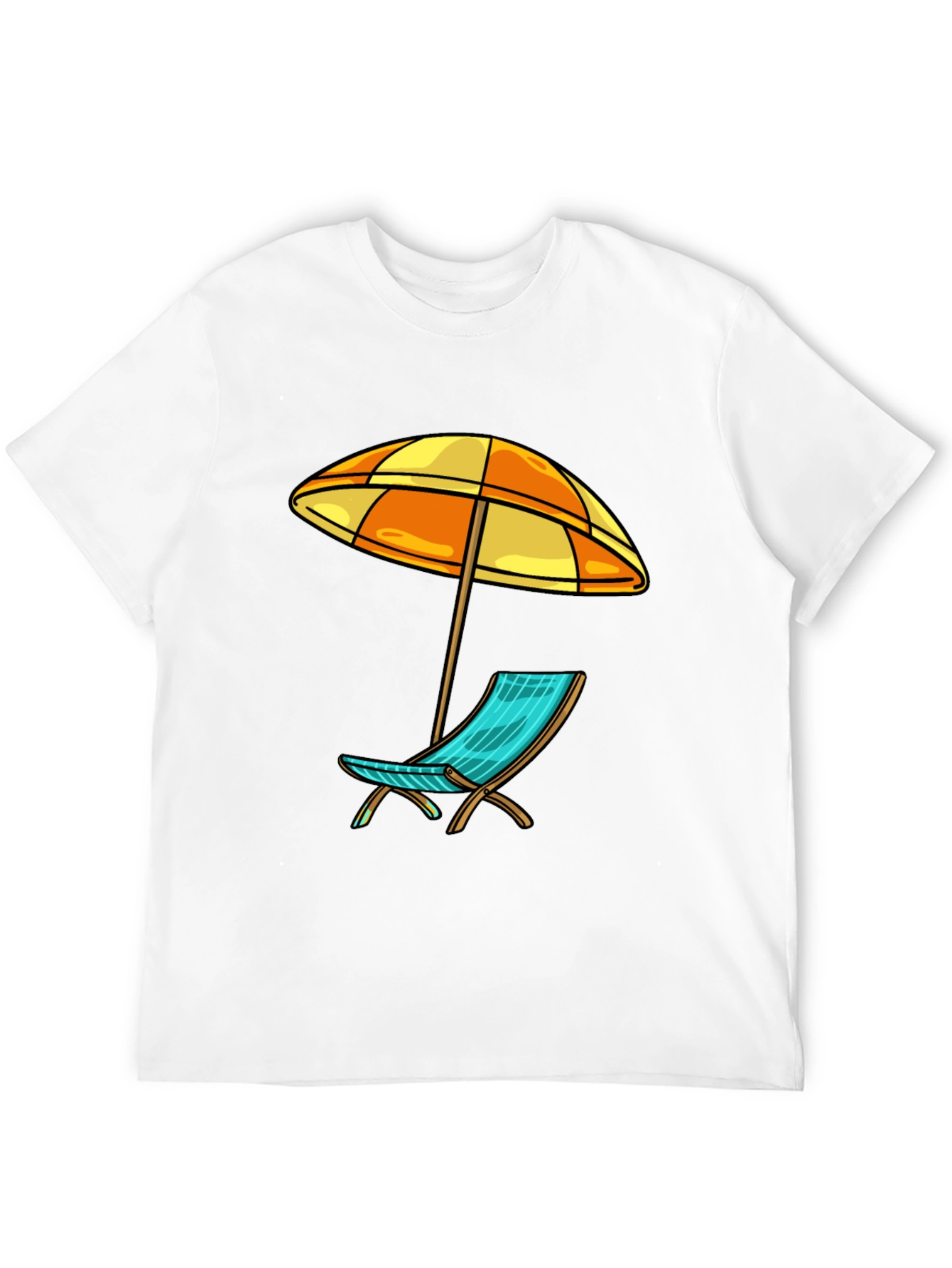 Beach Chair & Umbrella Graphic Tee