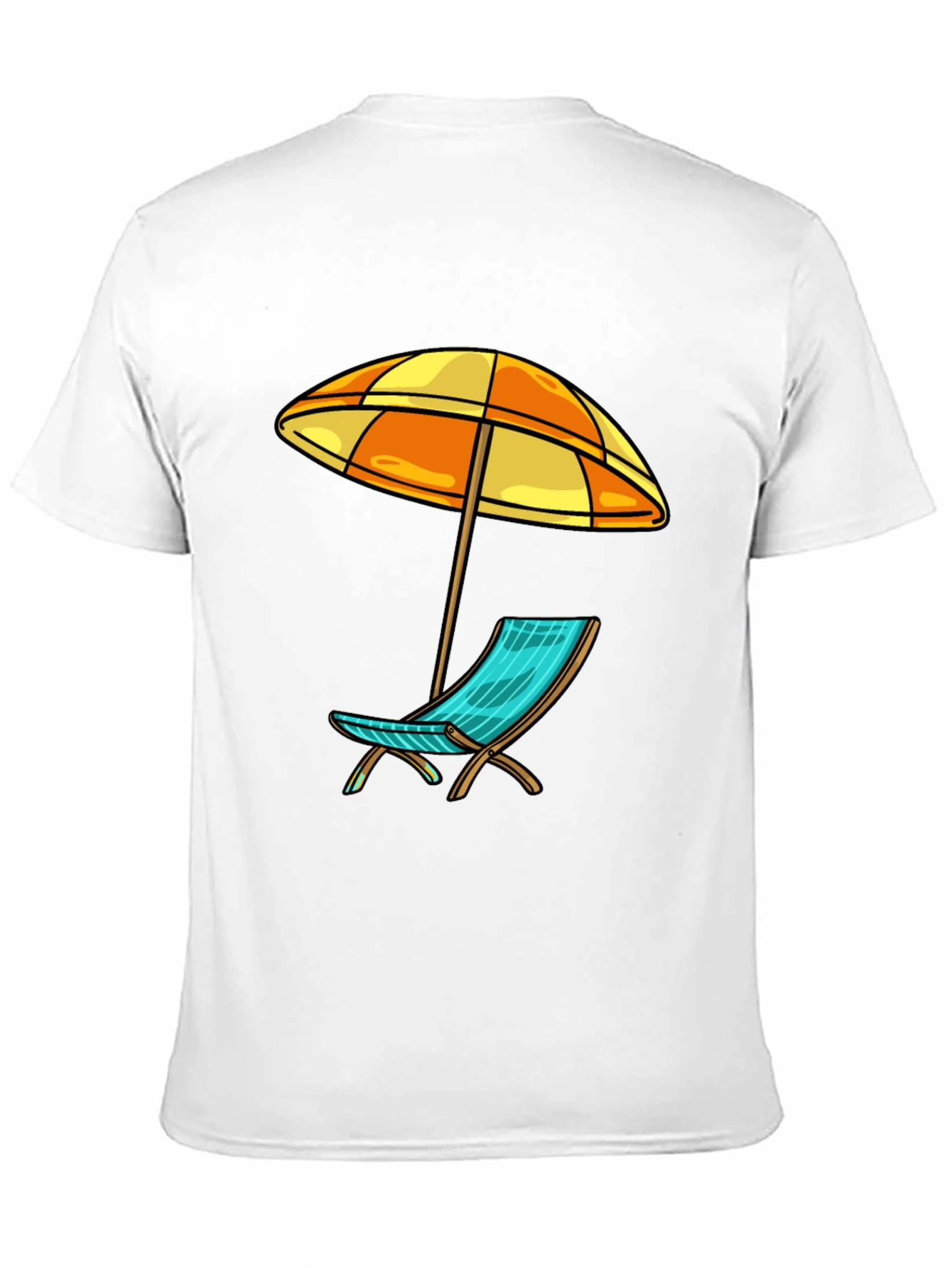 Beach Chair & Umbrella Graphic Tee