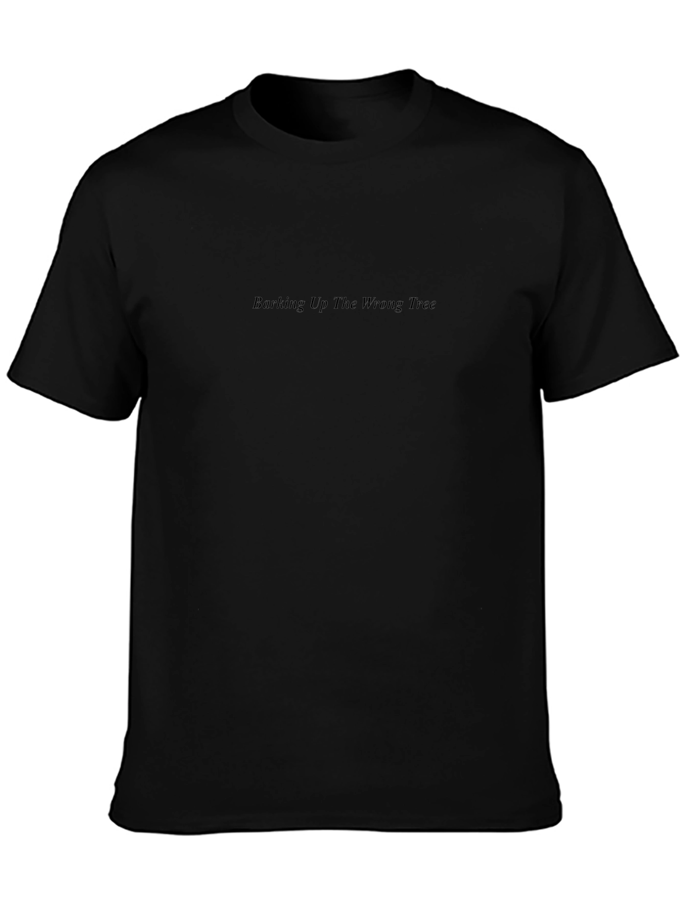Barking Up The Wrong Tree Graphic Tee - Black