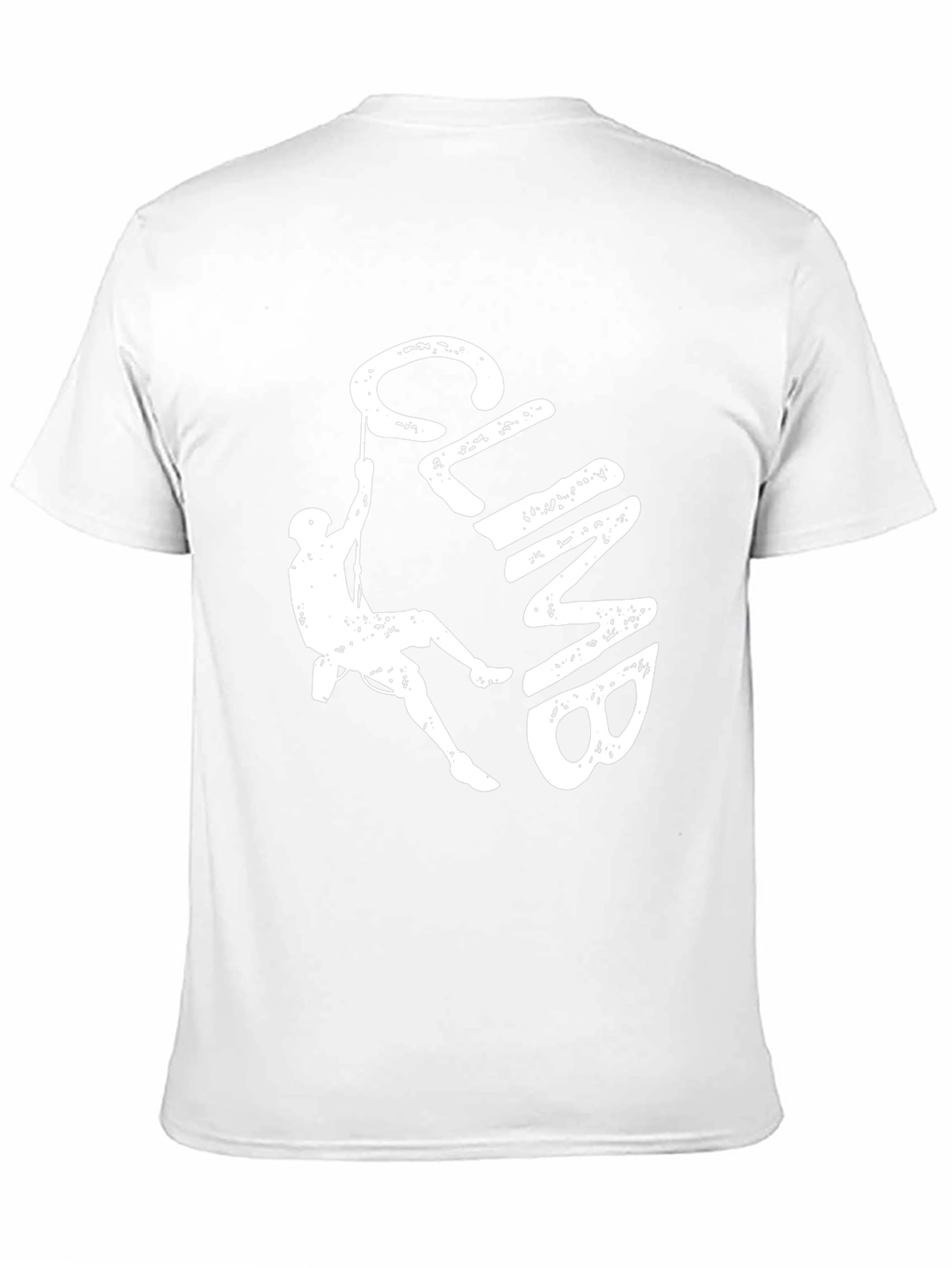 Climb Graphic Print Black T-Shirt