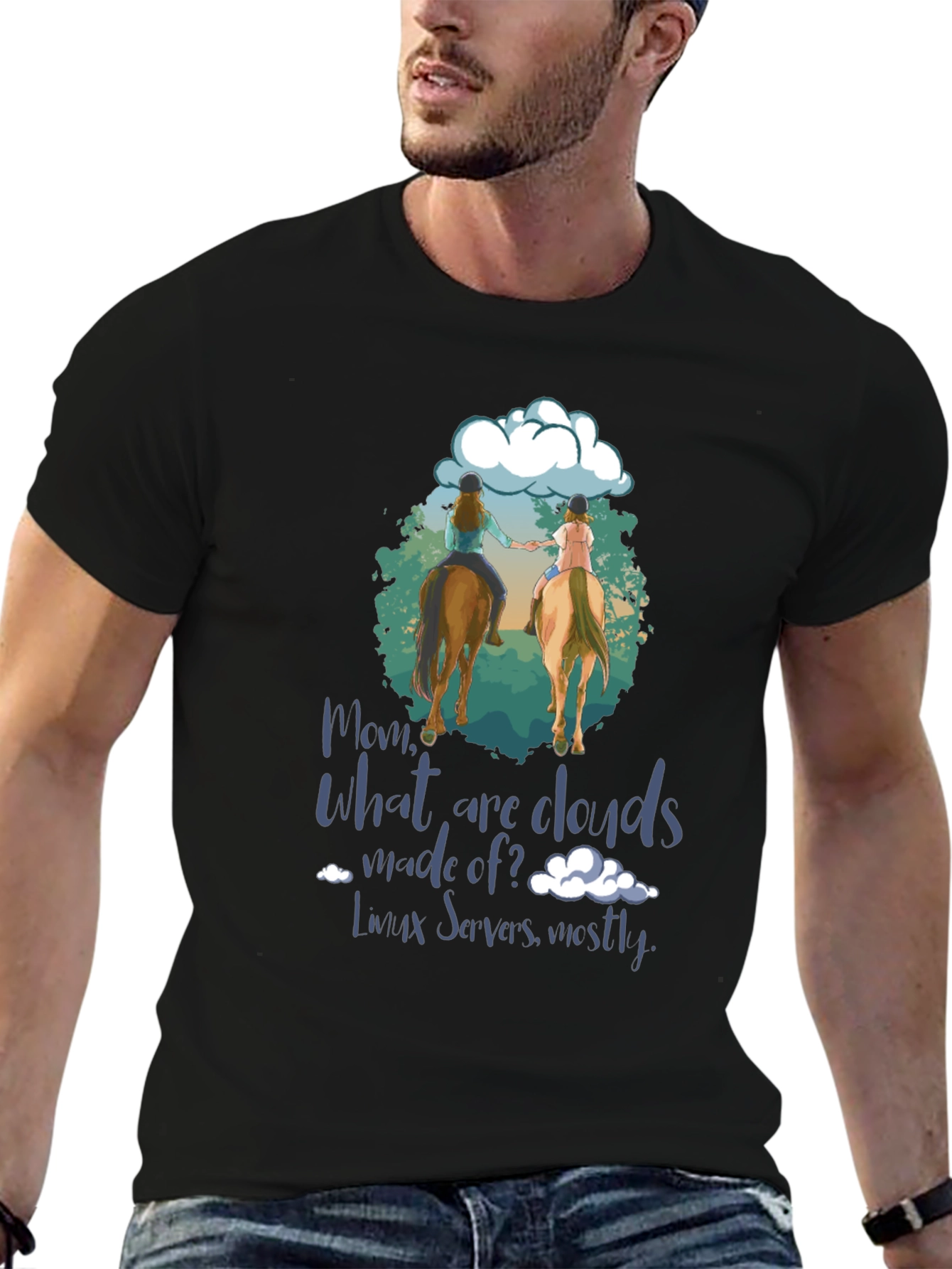 Equestrian What are Clouds Made Of? T-Shirt