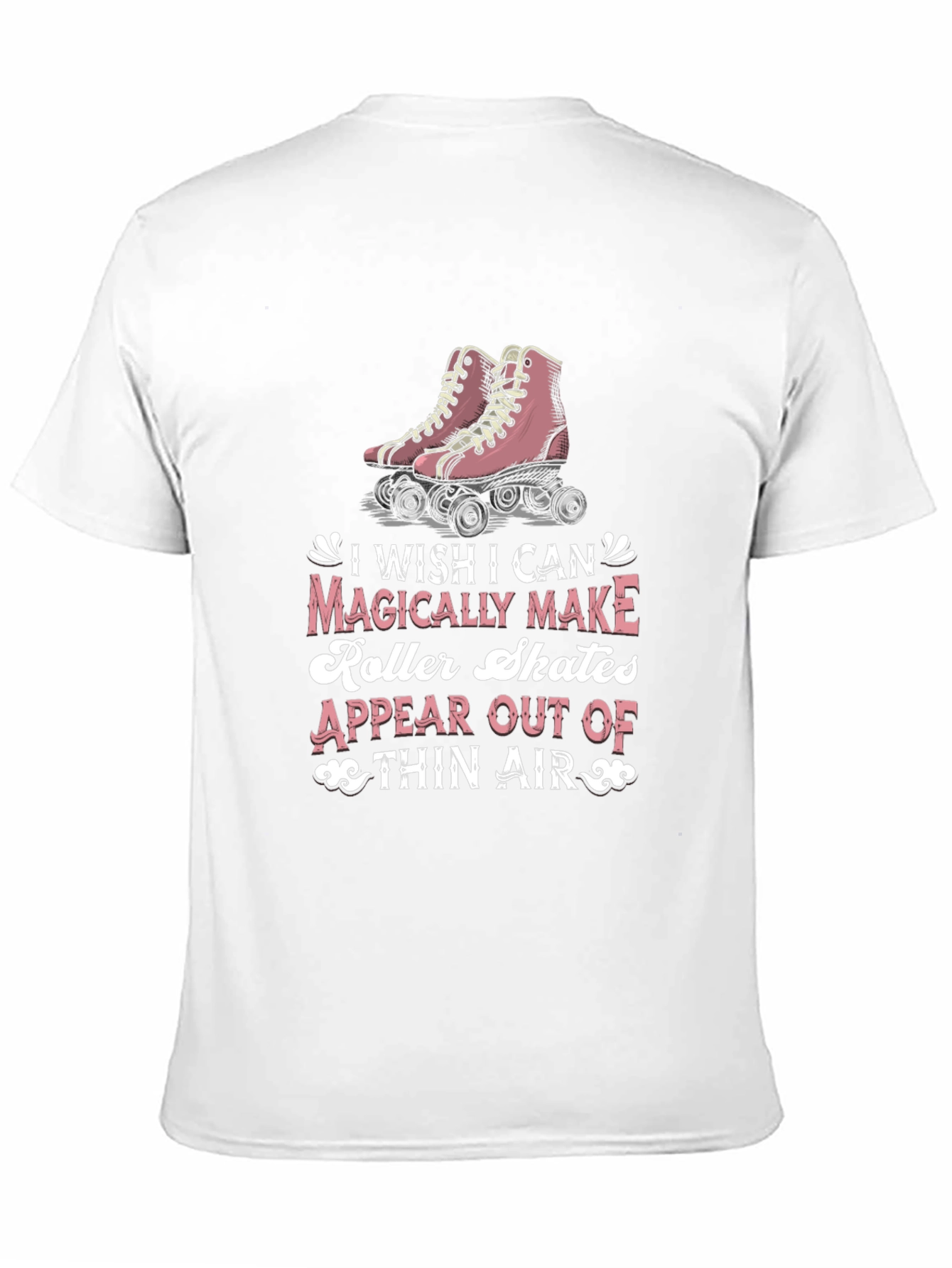 Magical Roller Skates Graphic Tee - Retro Style T-Shirt