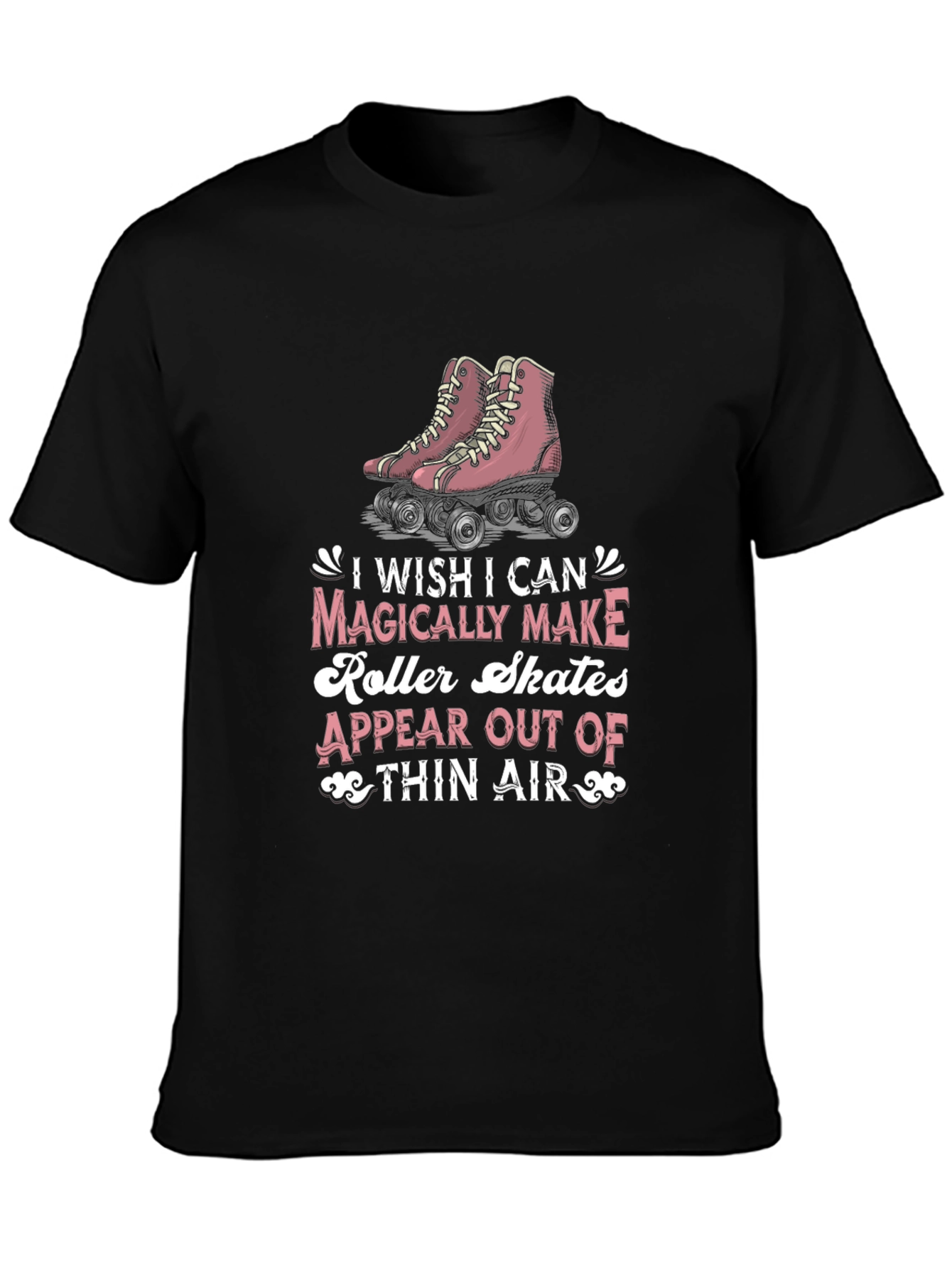 Magical Roller Skates Graphic Tee - Retro Style T-Shirt