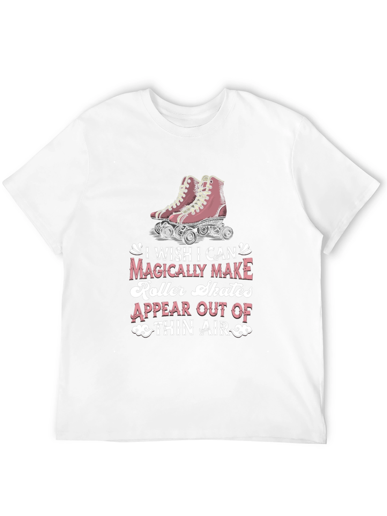 Magical Roller Skates Graphic Tee - Retro Style T-Shirt