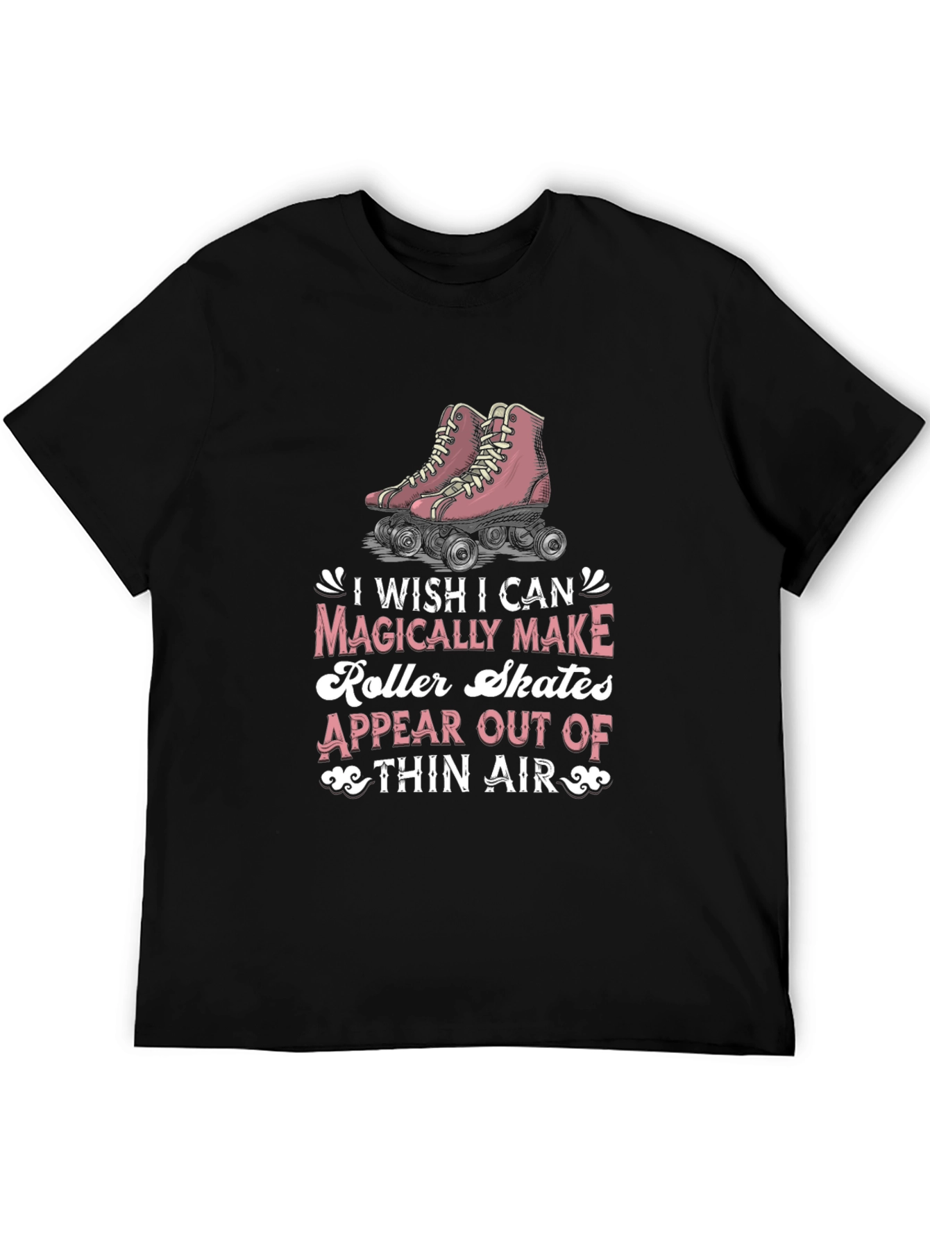 Magical Roller Skates Graphic Tee - Retro Style T-Shirt