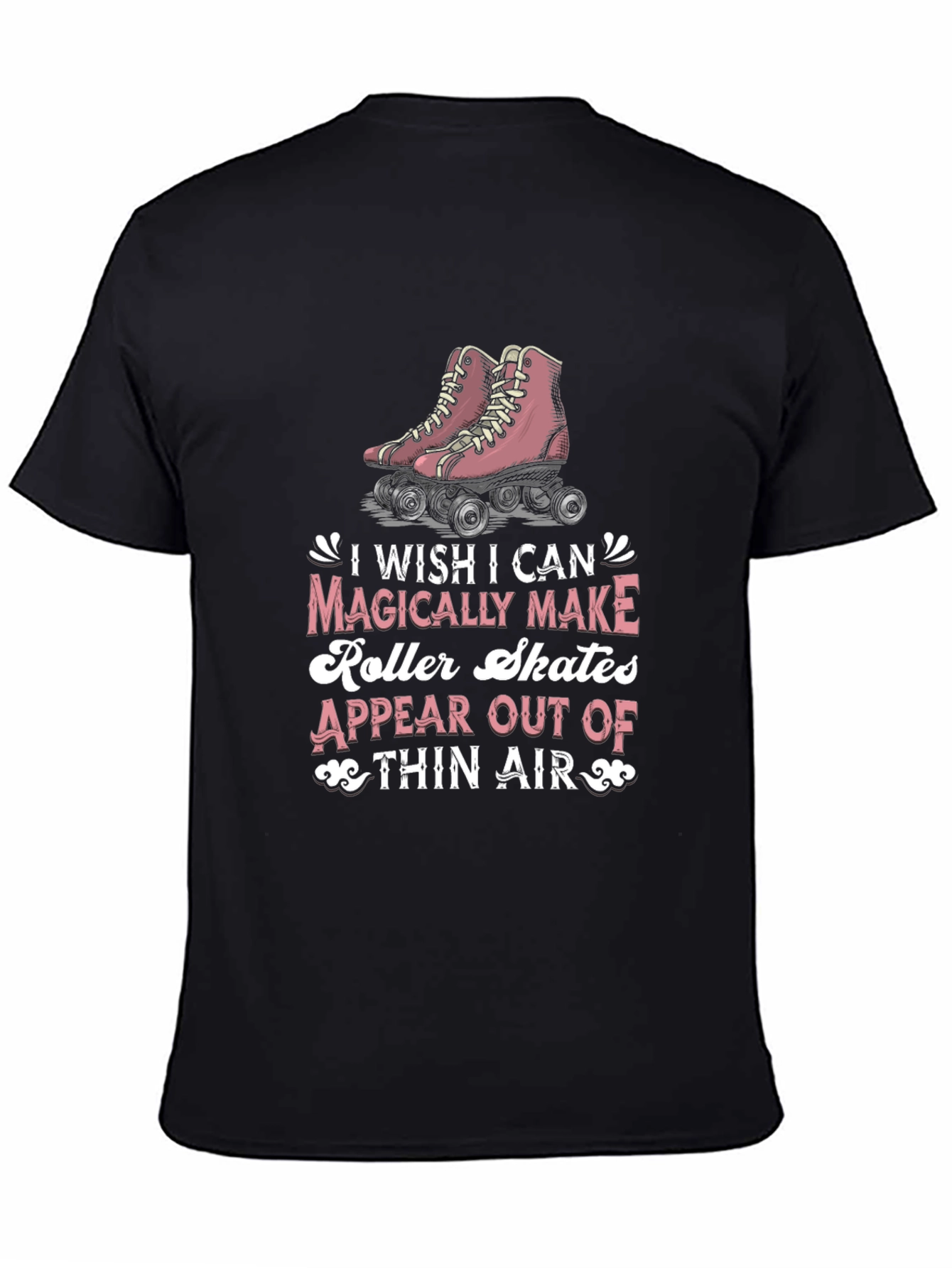 Magical Roller Skates Graphic Tee - Retro Style T-Shirt