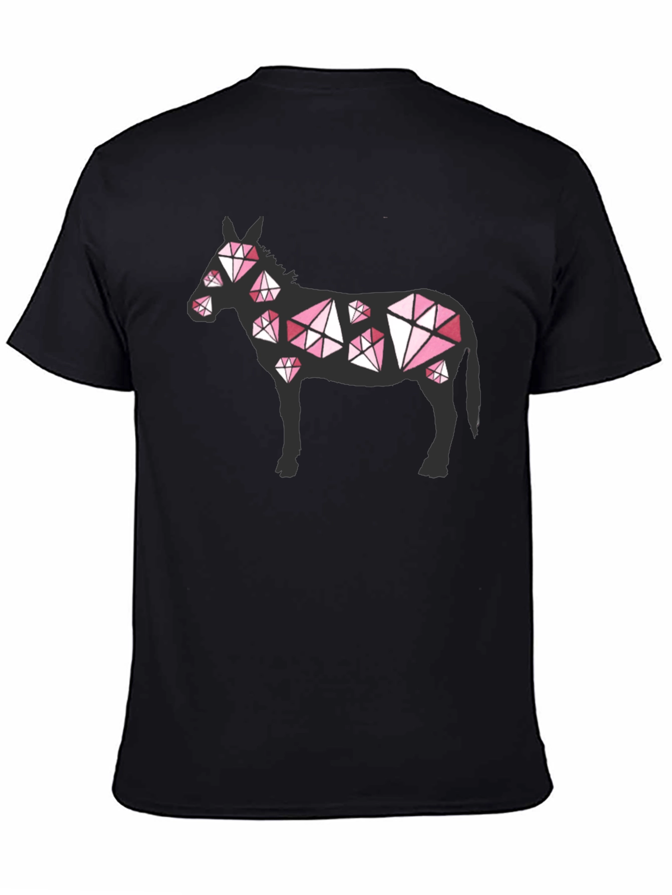 Diamond Donkey Graphic T-Shirt - Funky Mens Tee