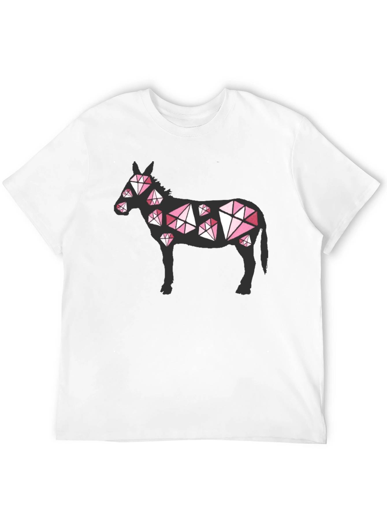 Diamond Donkey Graphic T-Shirt - Funky Mens Tee