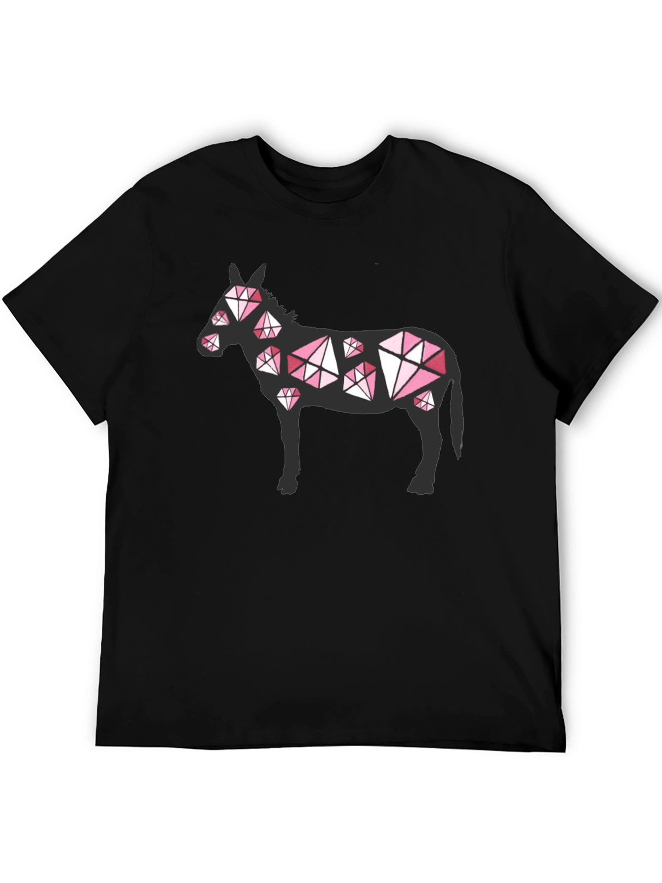 Diamond Donkey Graphic T-Shirt - Funky Mens Tee