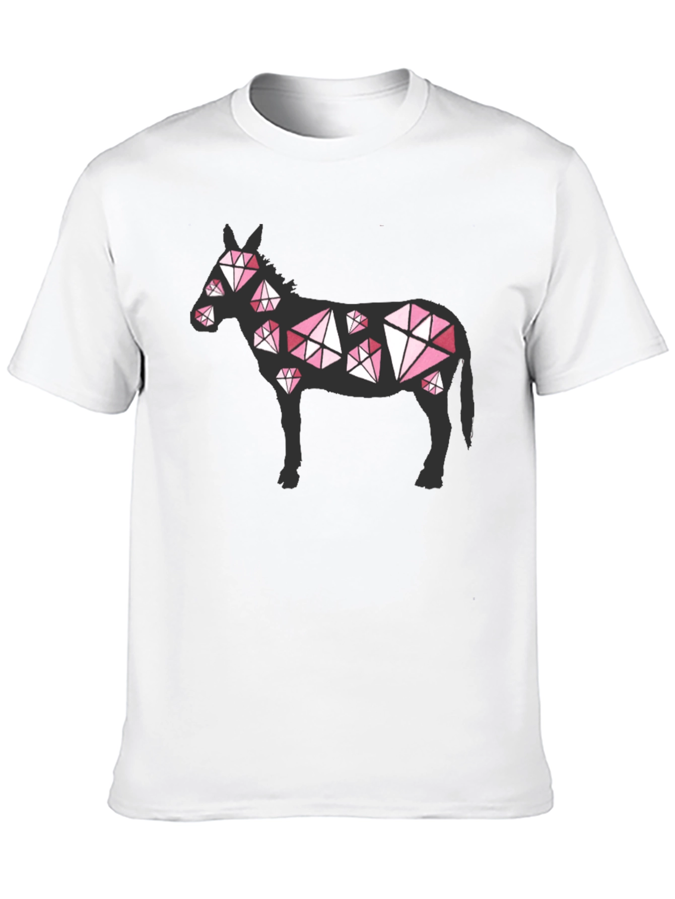 Diamond Donkey Graphic T-Shirt - Funky Mens Tee
