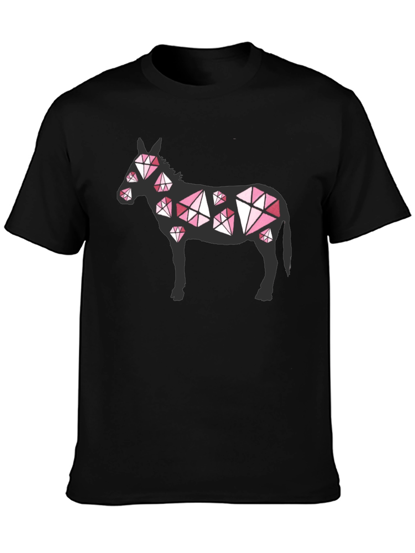 Diamond Donkey Graphic T-Shirt - Funky Mens Tee
