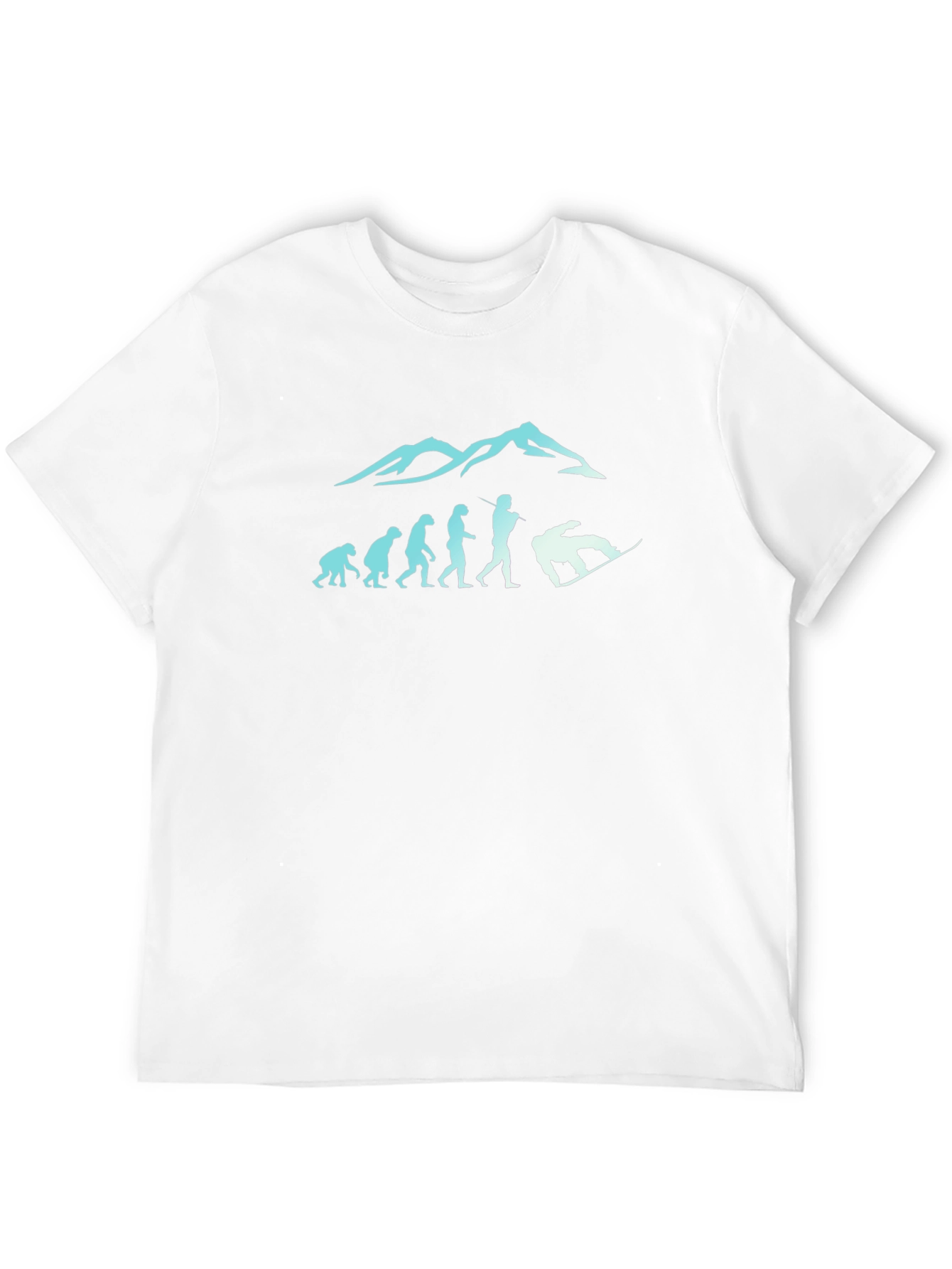 Snowboard Evolution Black T-Shirt