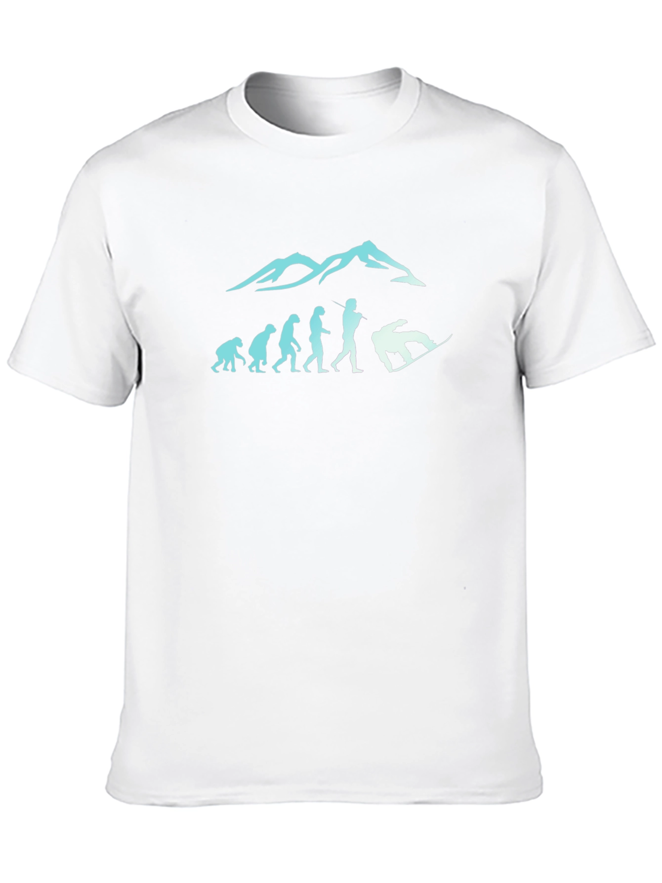 Snowboard Evolution Black T-Shirt