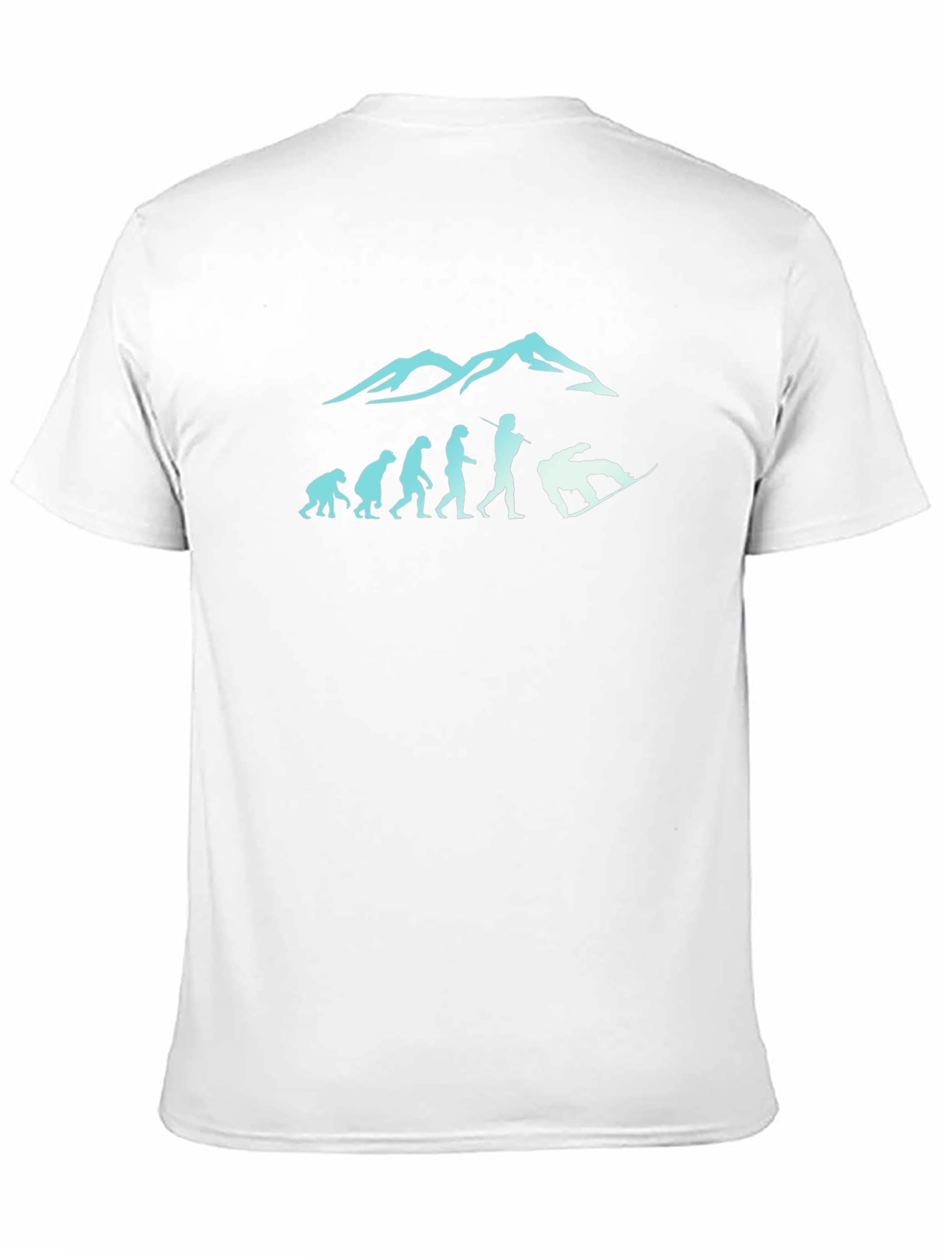 Snowboard Evolution Black T-Shirt