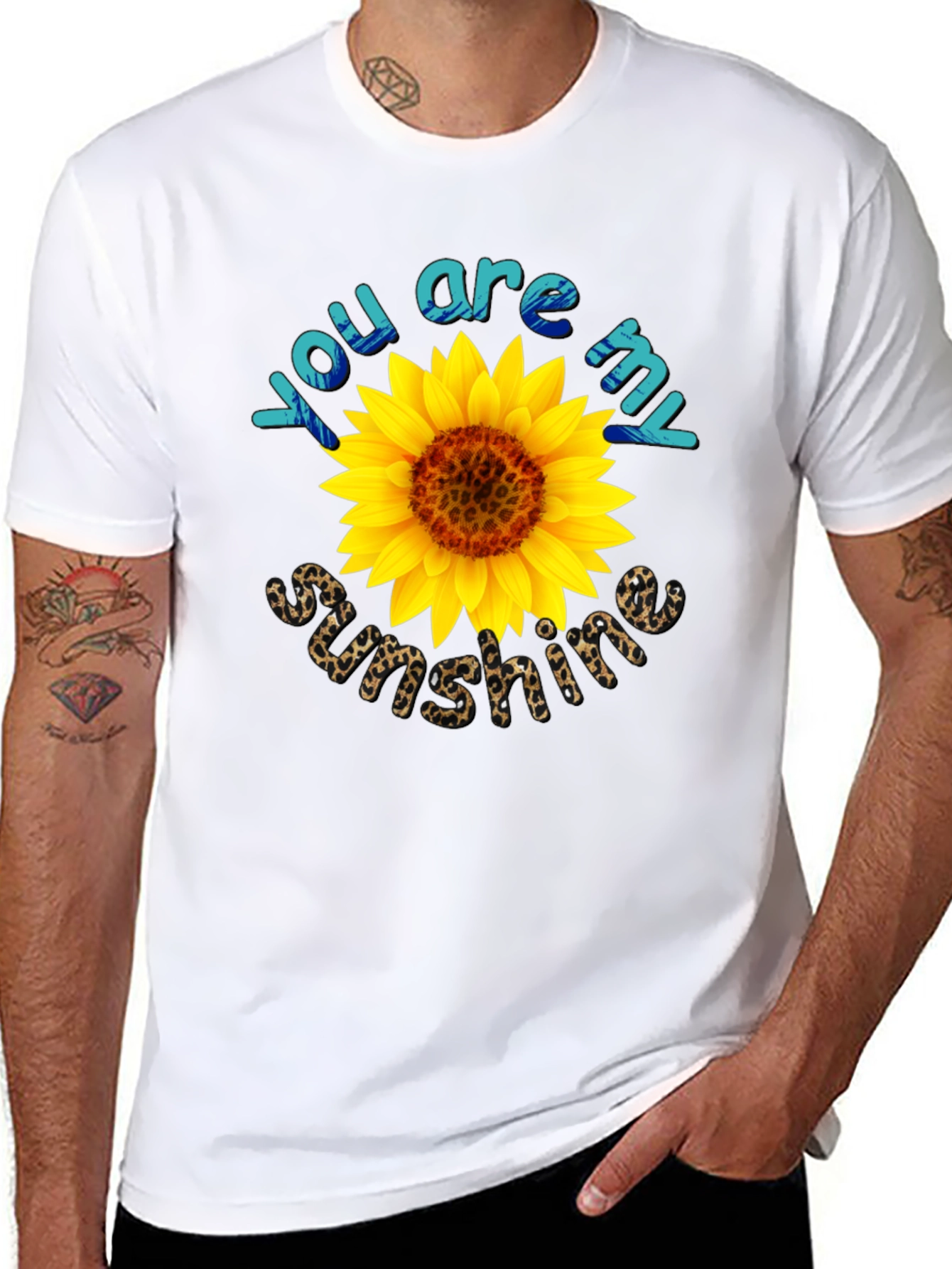 You Are My Sunshine Sunflower Graphic Tee