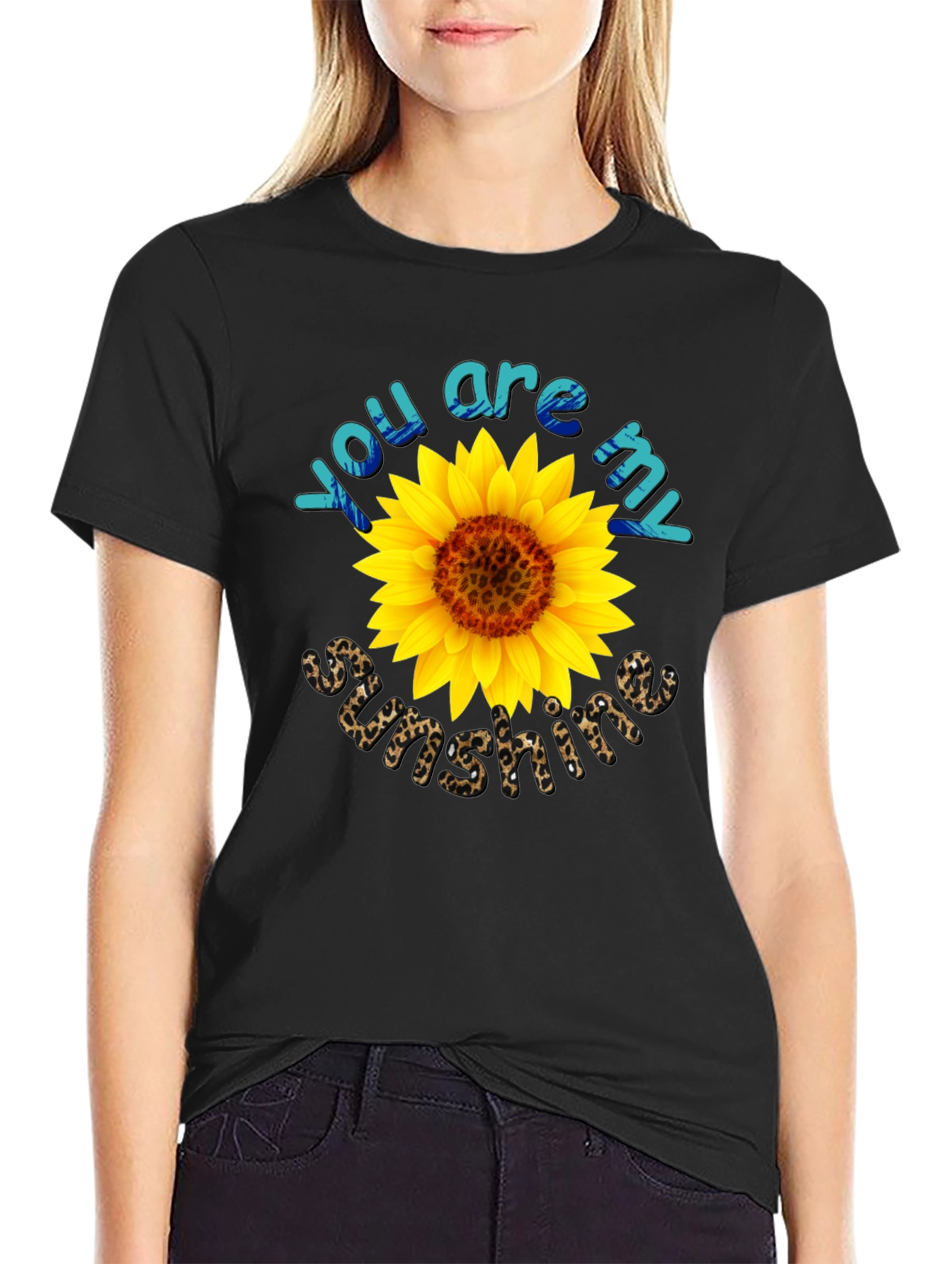 You Are My Sunshine Sunflower Graphic Tee