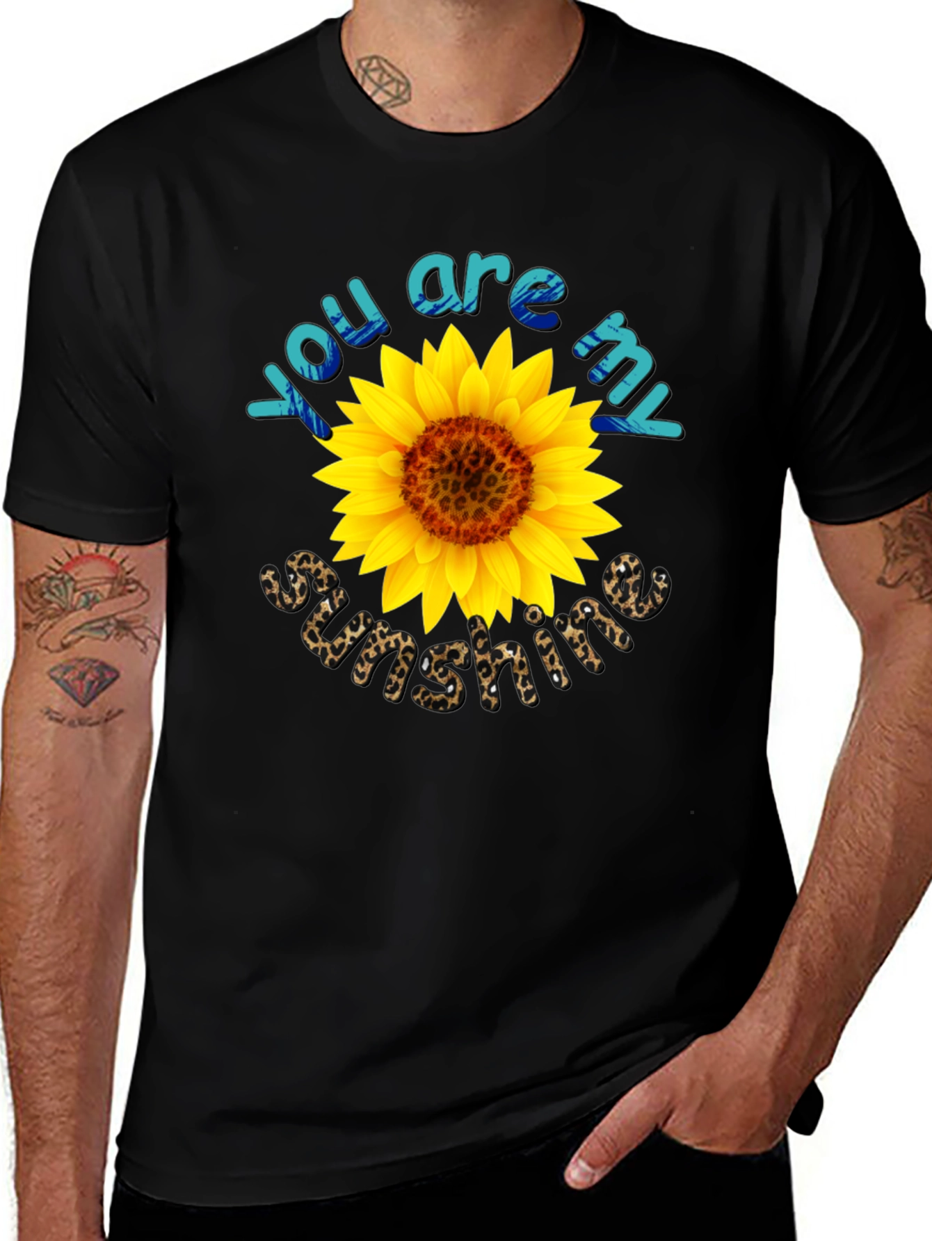You Are My Sunshine Sunflower Graphic Tee