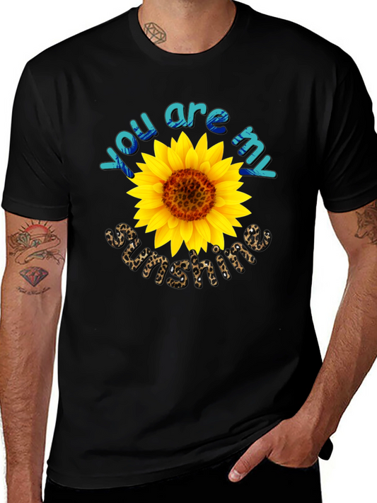 You Are My Sunshine Sunflower Graphic Tee
