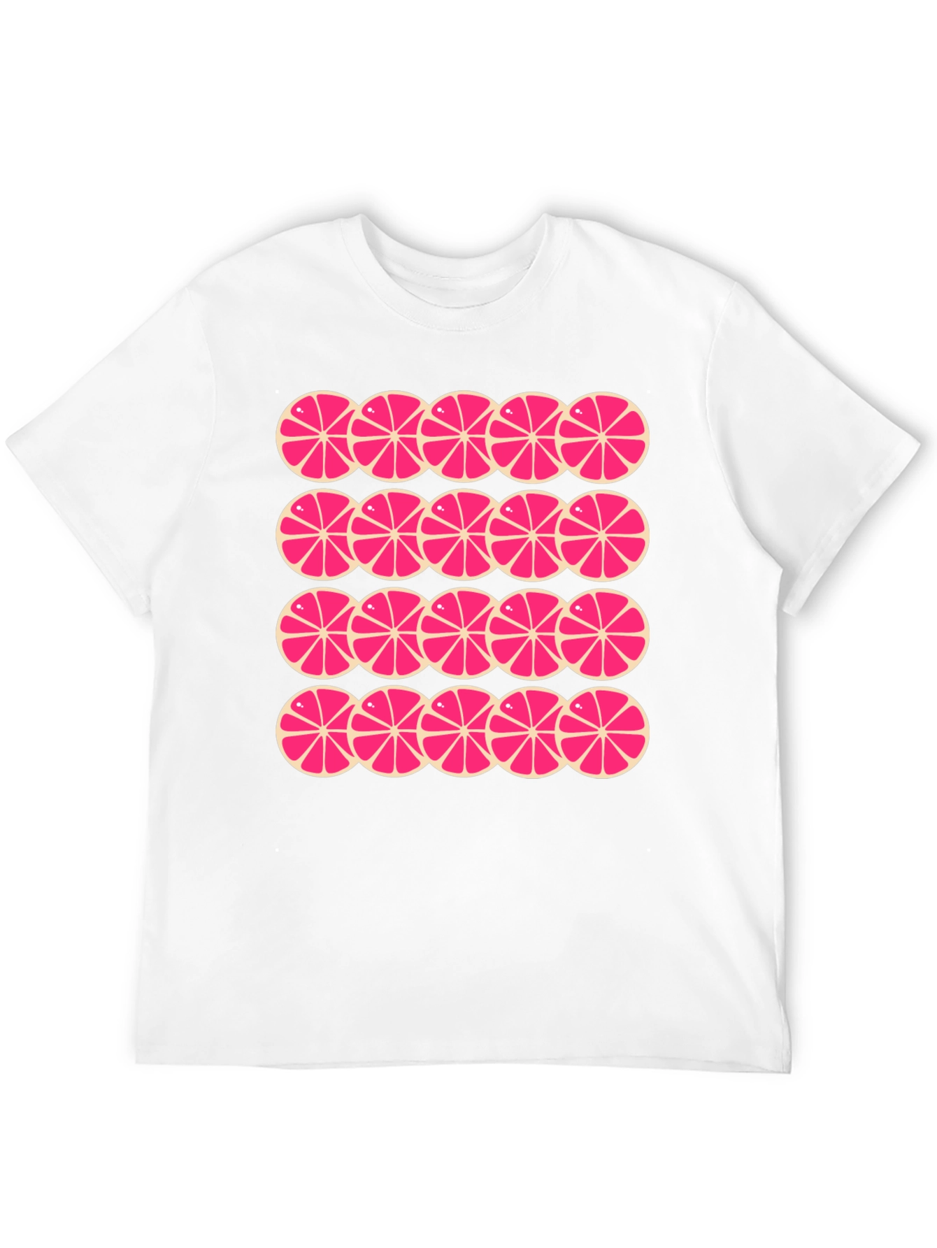 Geometric Citrus T-Shirt - Bold & Unique Design