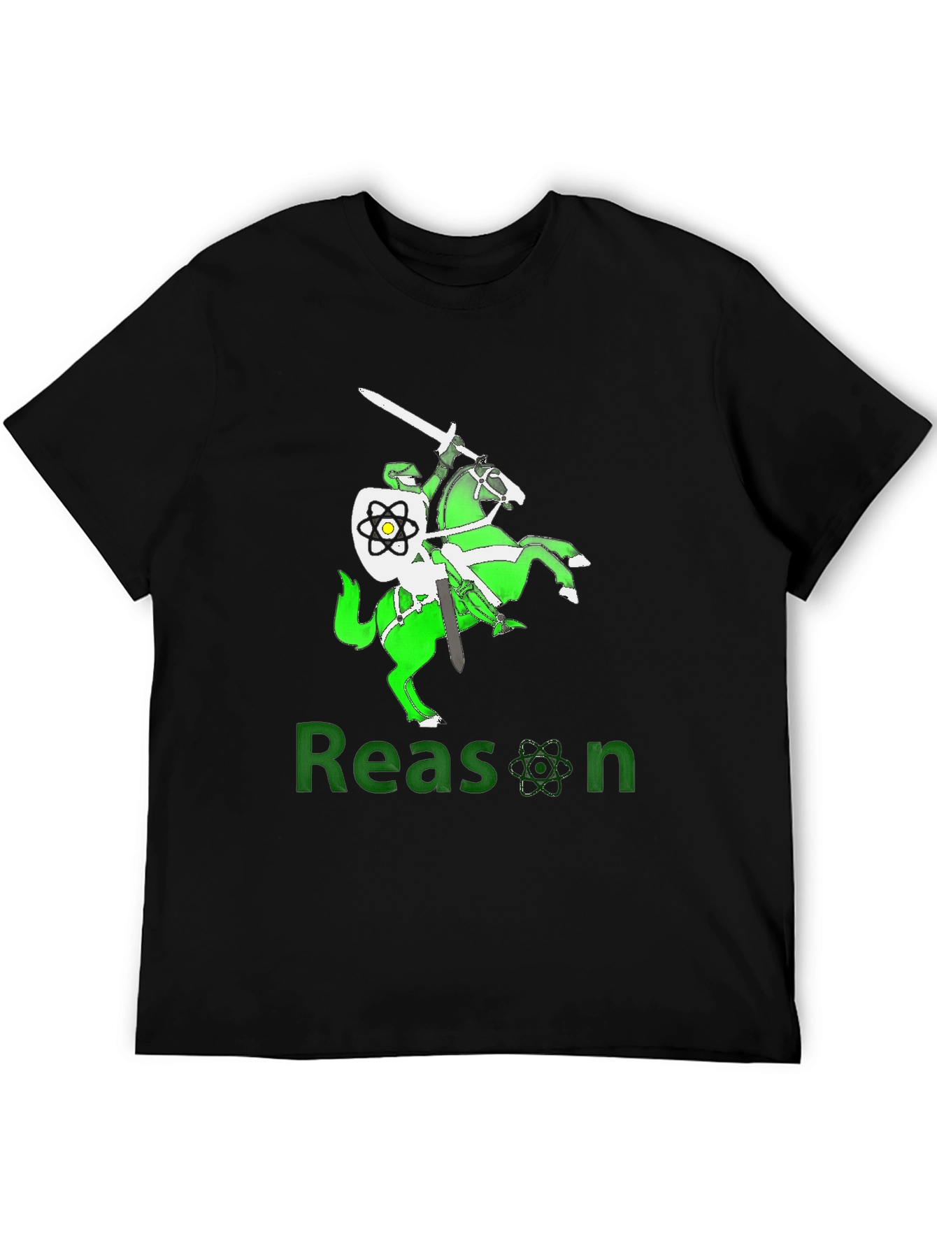Reason Knight T-Shirt - Black Graphic Tee