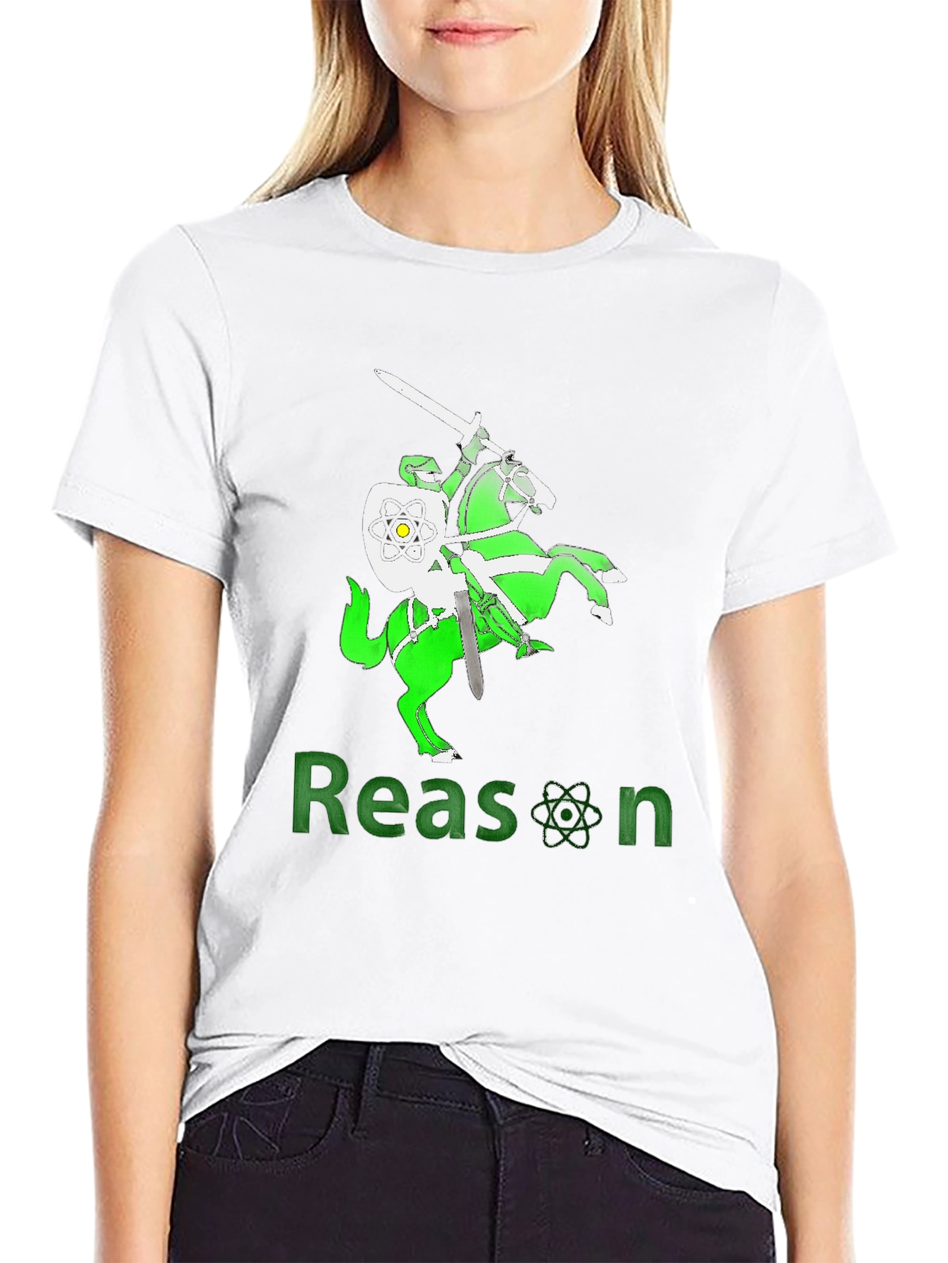 Reason Knight T-Shirt - Black Graphic Tee