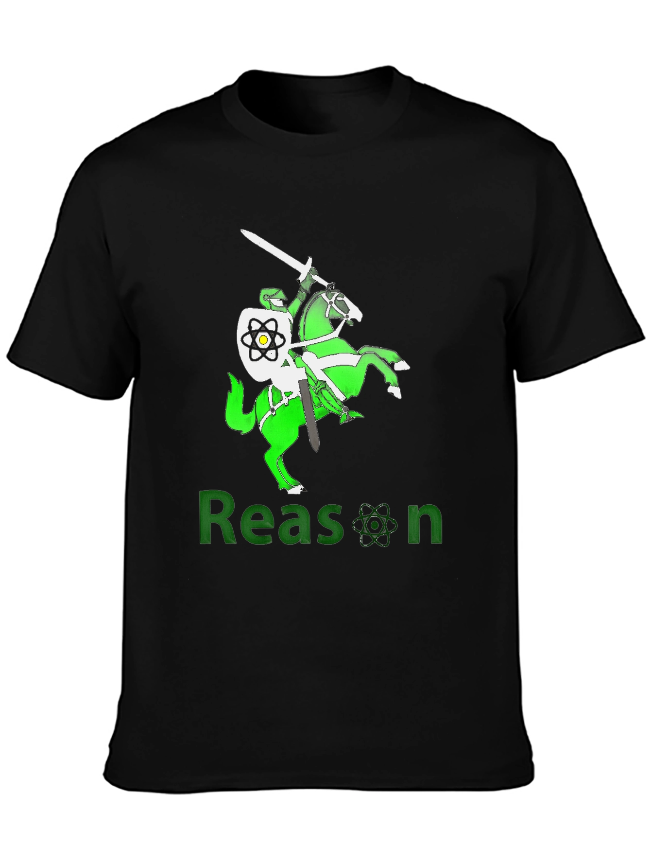 Reason Knight T-Shirt - Black Graphic Tee