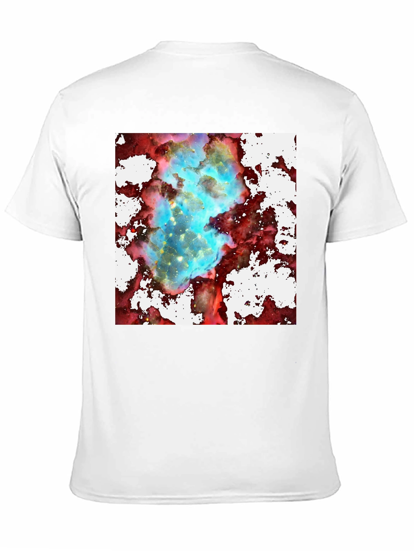Nebula Print Black T-Shirt