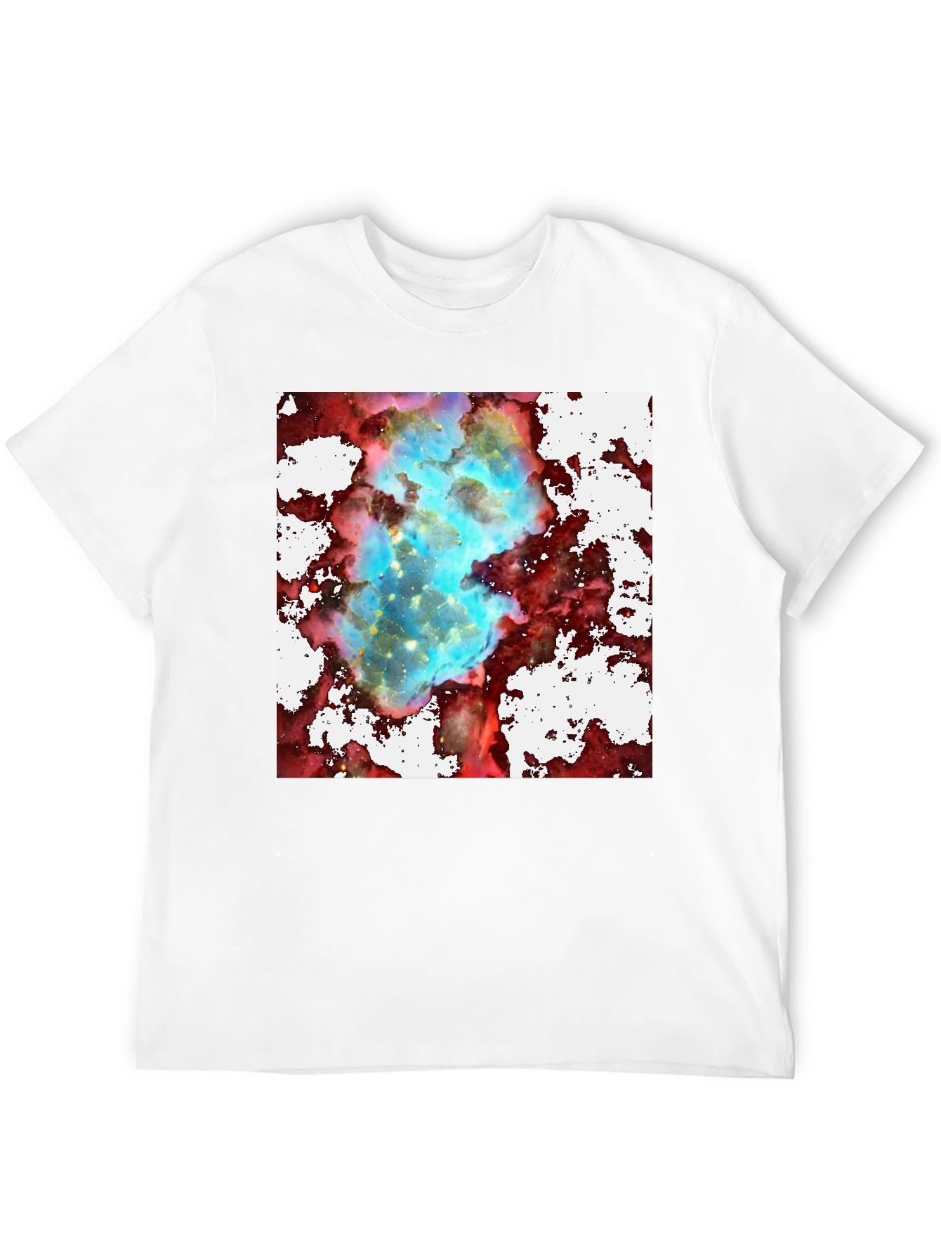 Nebula Print Black T-Shirt