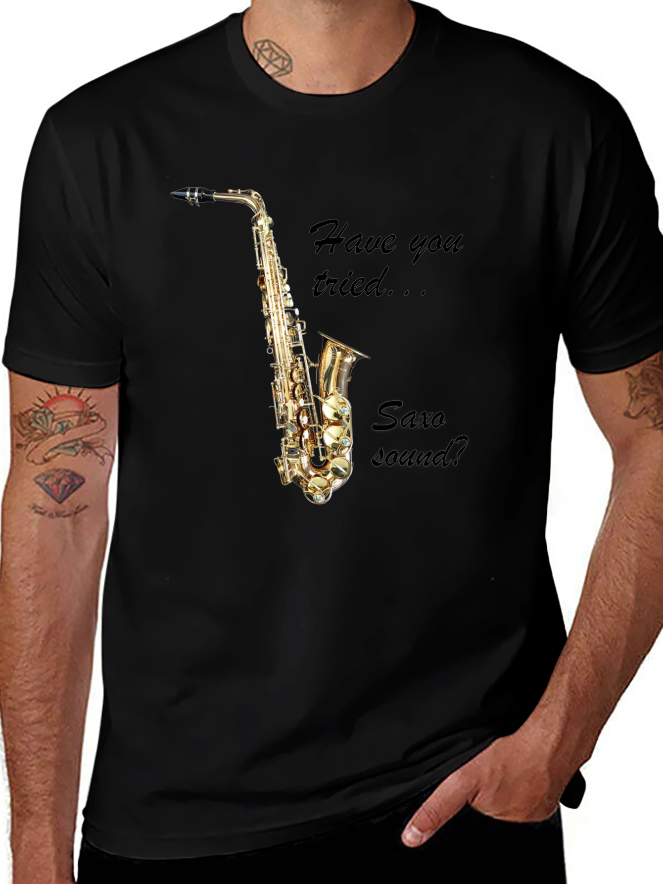 Saxophone Sound T-Shirt - Music Lover Tee