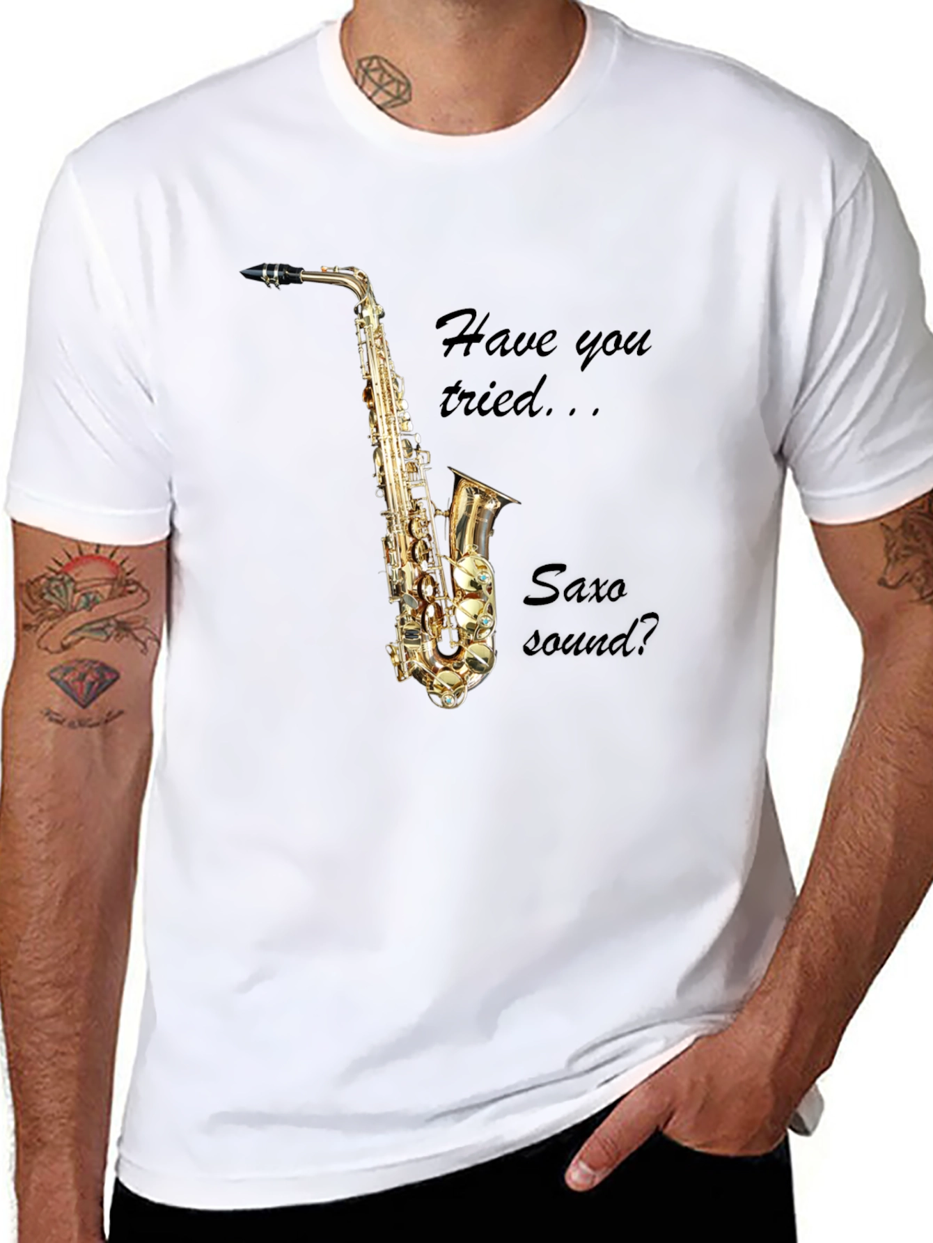 Saxophone Sound T-Shirt - Music Lover Tee