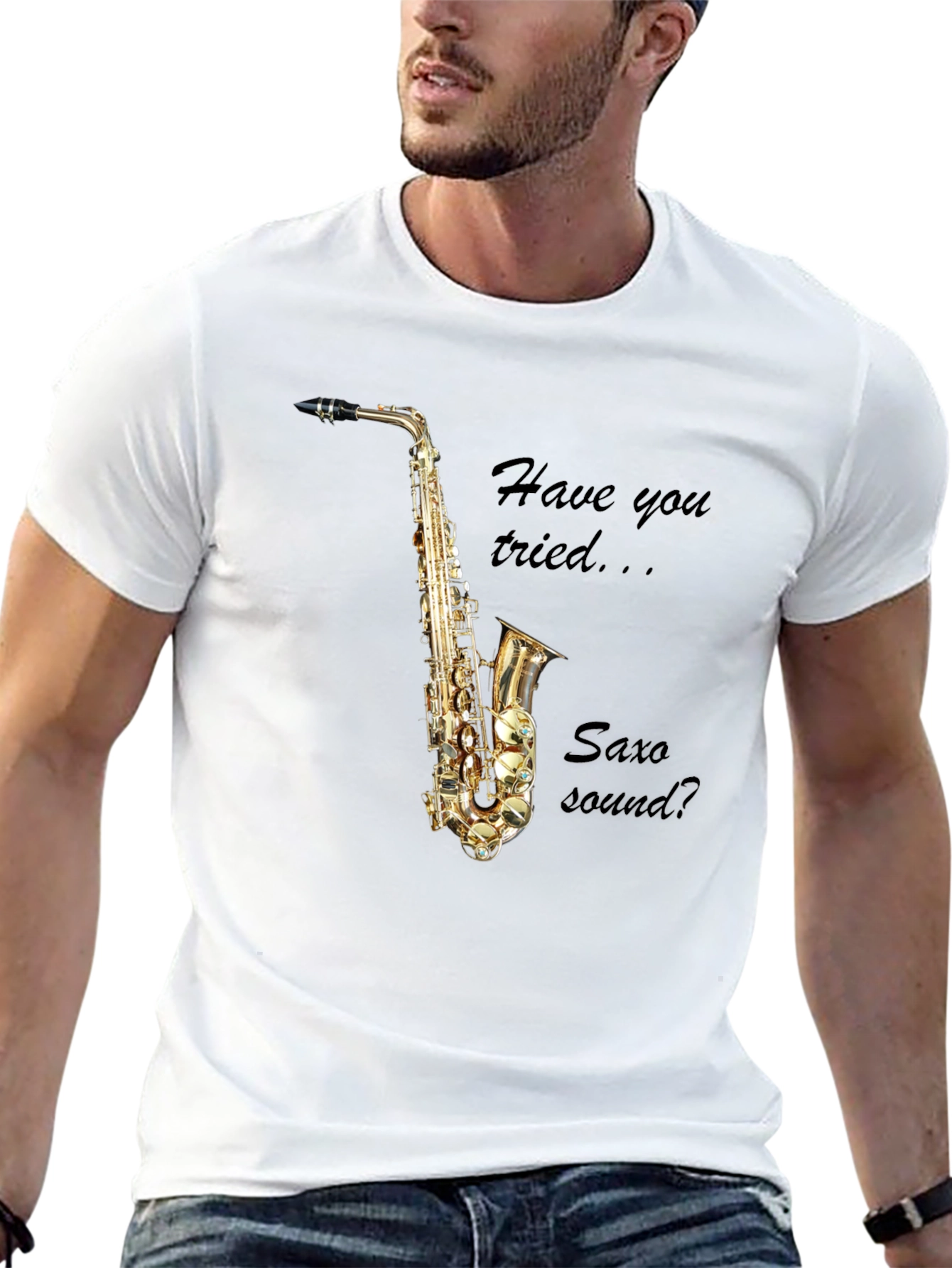 Saxophone Sound T-Shirt - Music Lover Tee