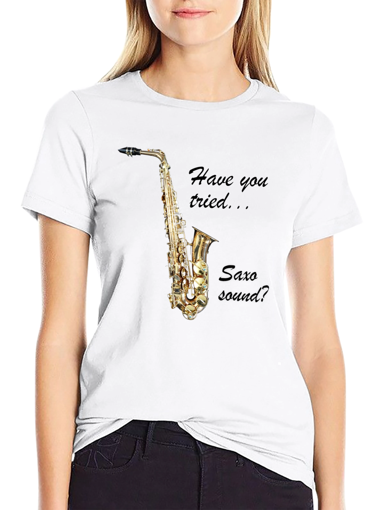 Saxophone Sound T-Shirt - Music Lover Tee