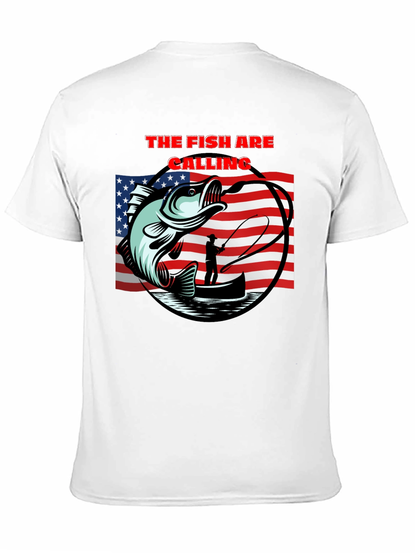 The Fish Are Calling Black T-Shirt