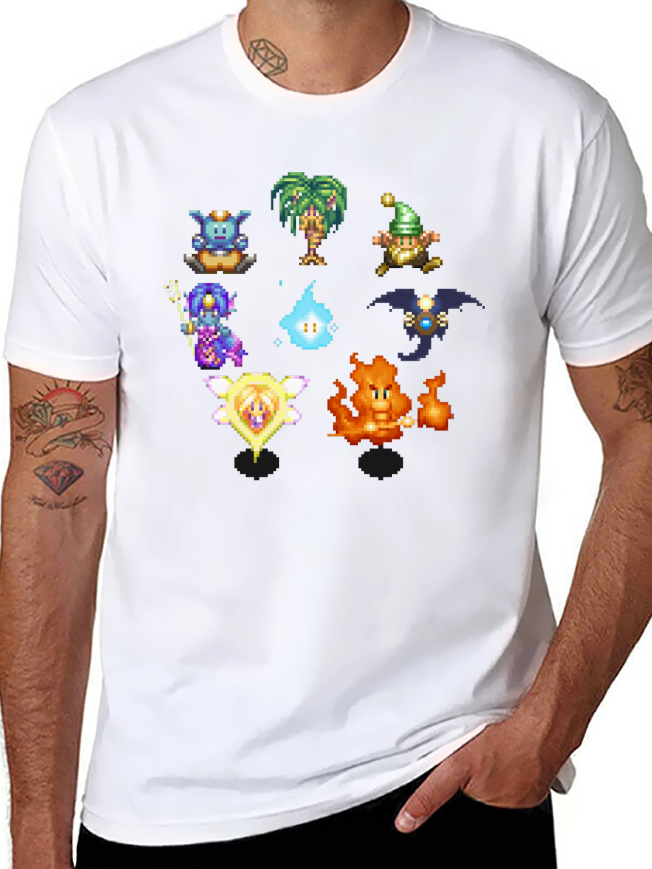 Retro Pixel Art T-Shirt