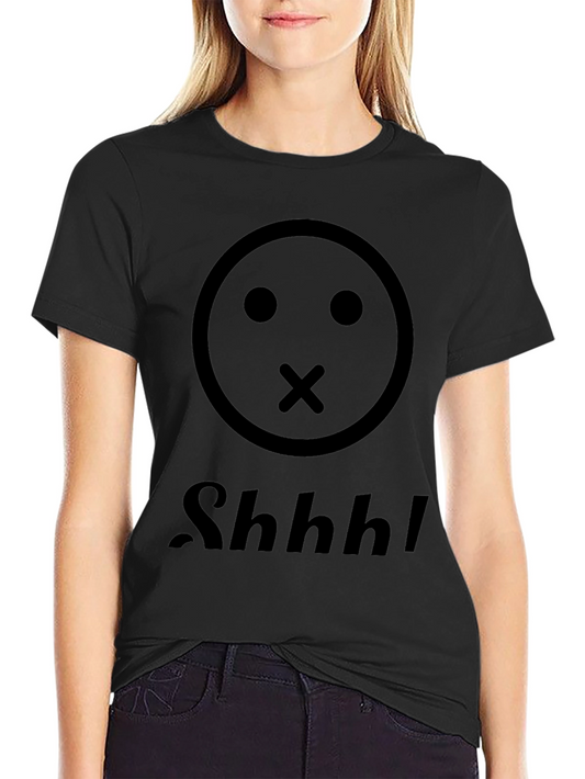 Shhh! Graphic Tee - Classic Black