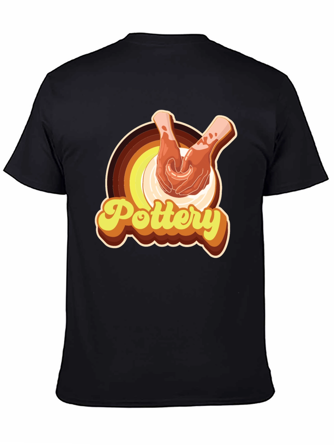 Retro Pottery Graphic T-Shirt