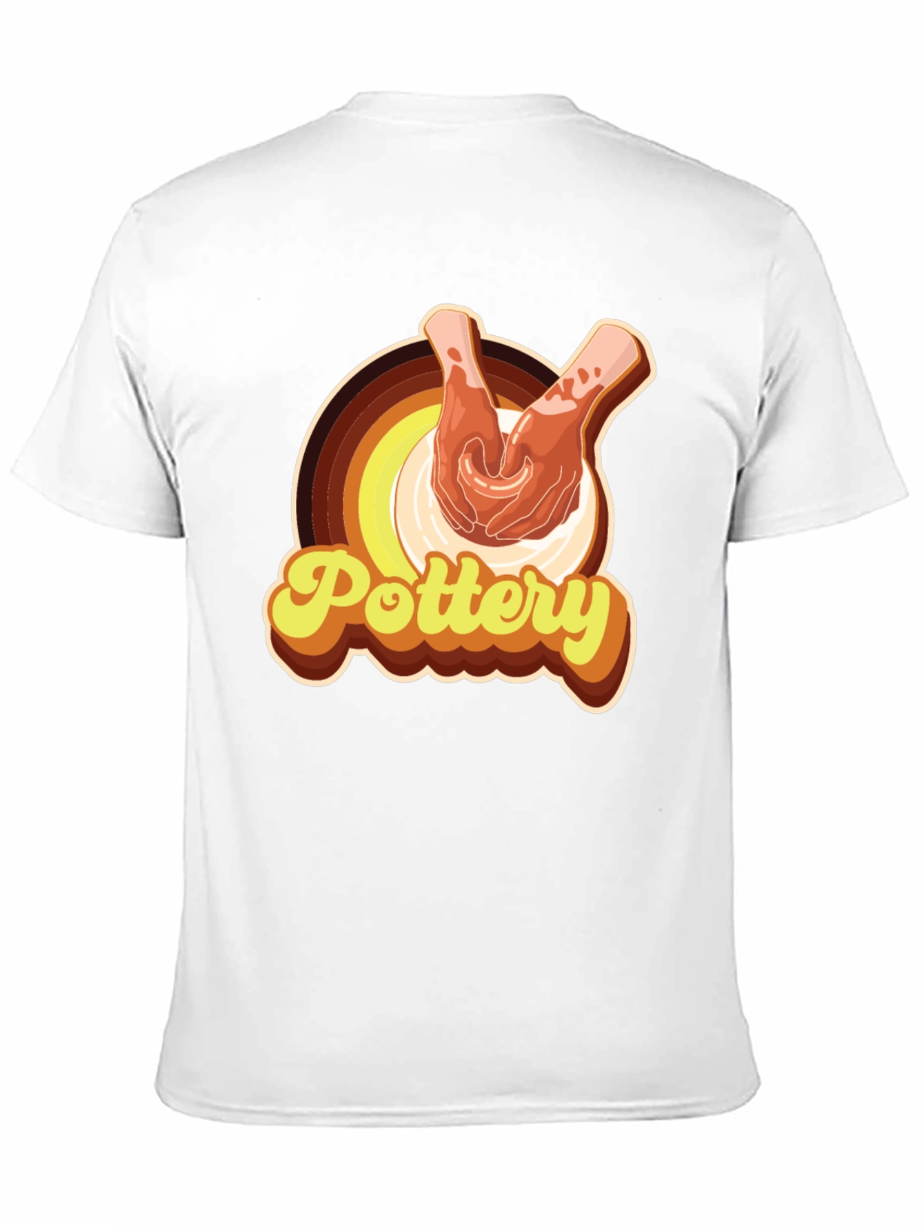 Retro Pottery Graphic T-Shirt