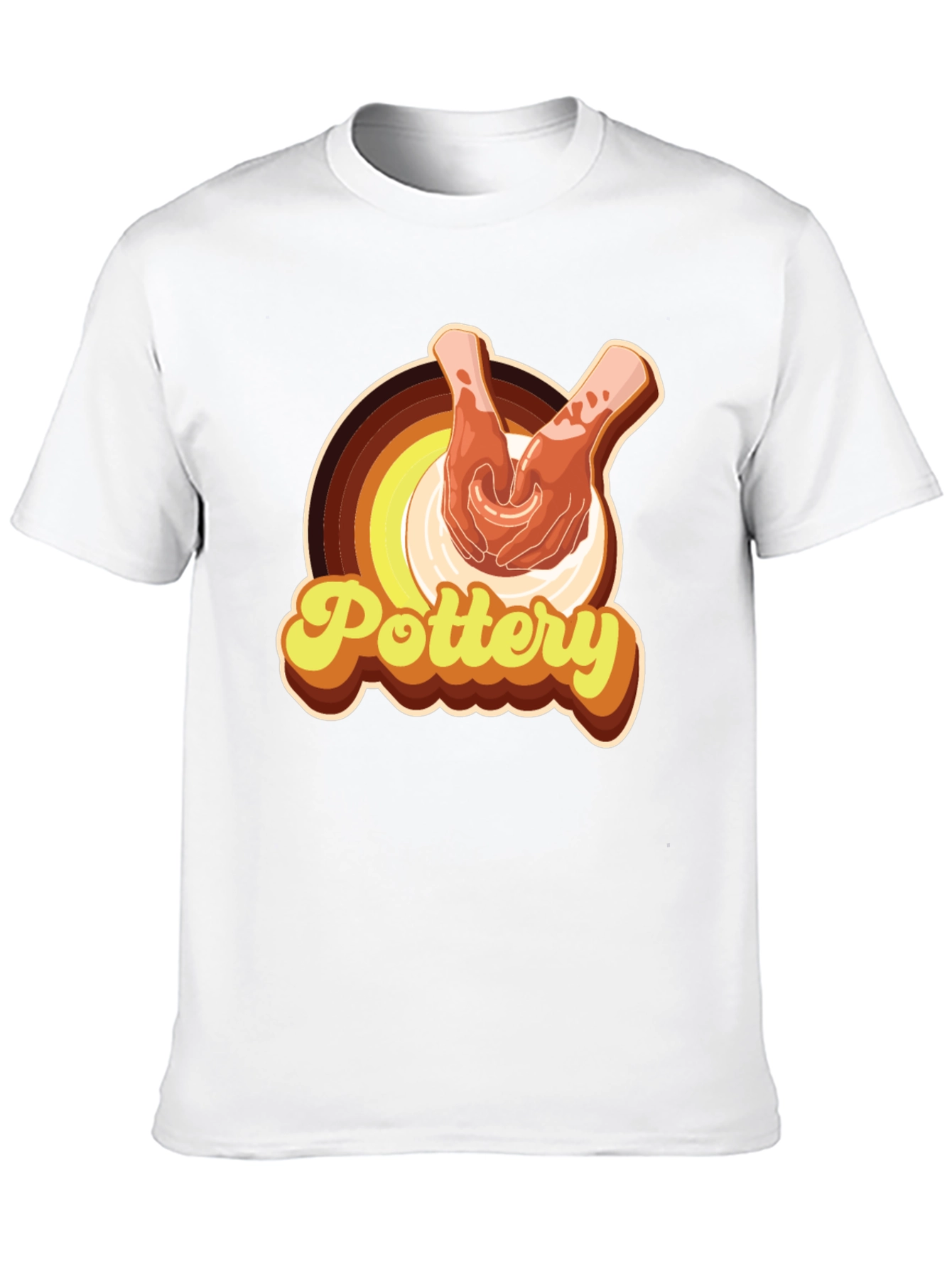 Retro Pottery Graphic T-Shirt