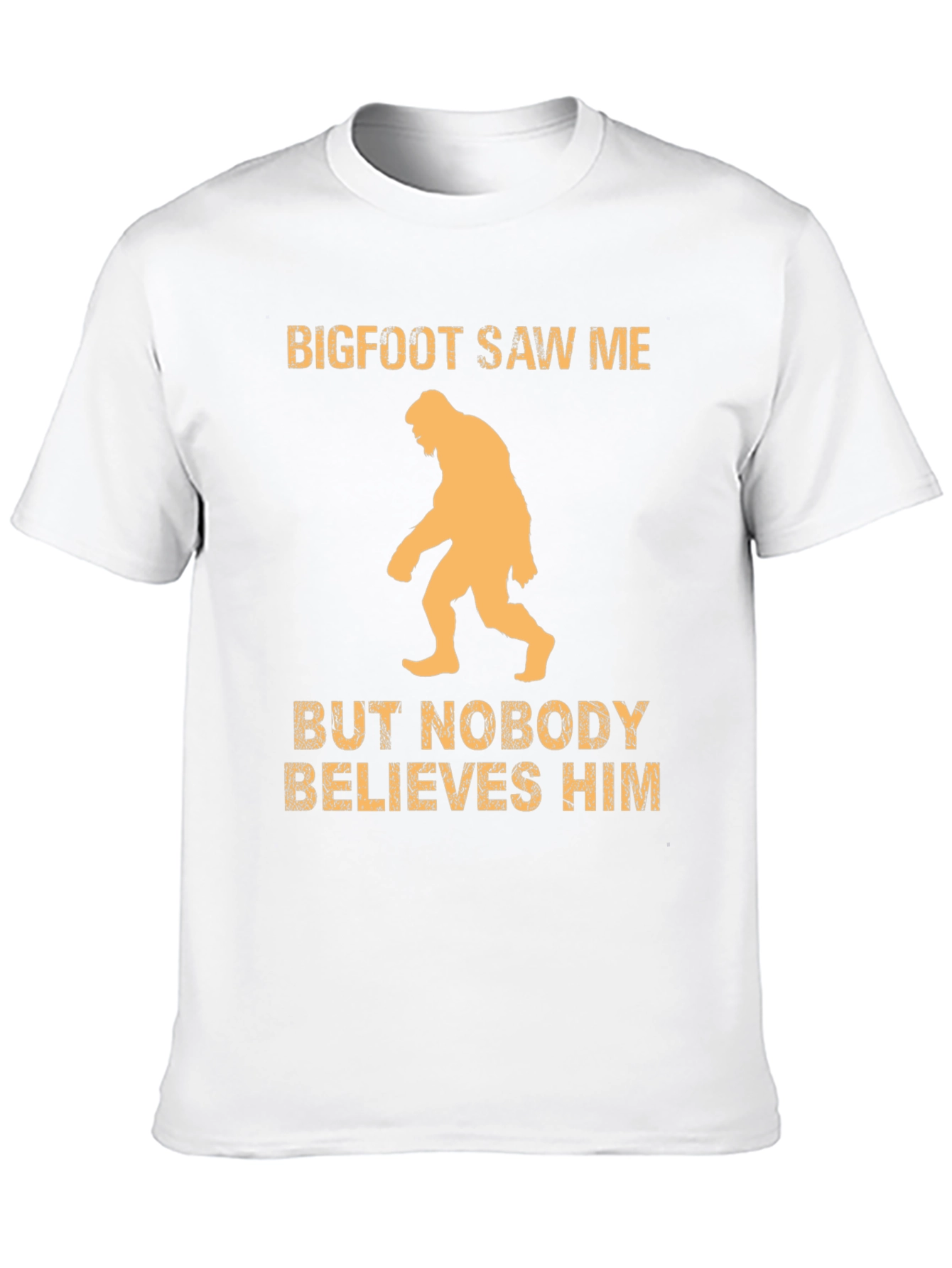 Bigfoot Saw Me Mens Graphic Tee