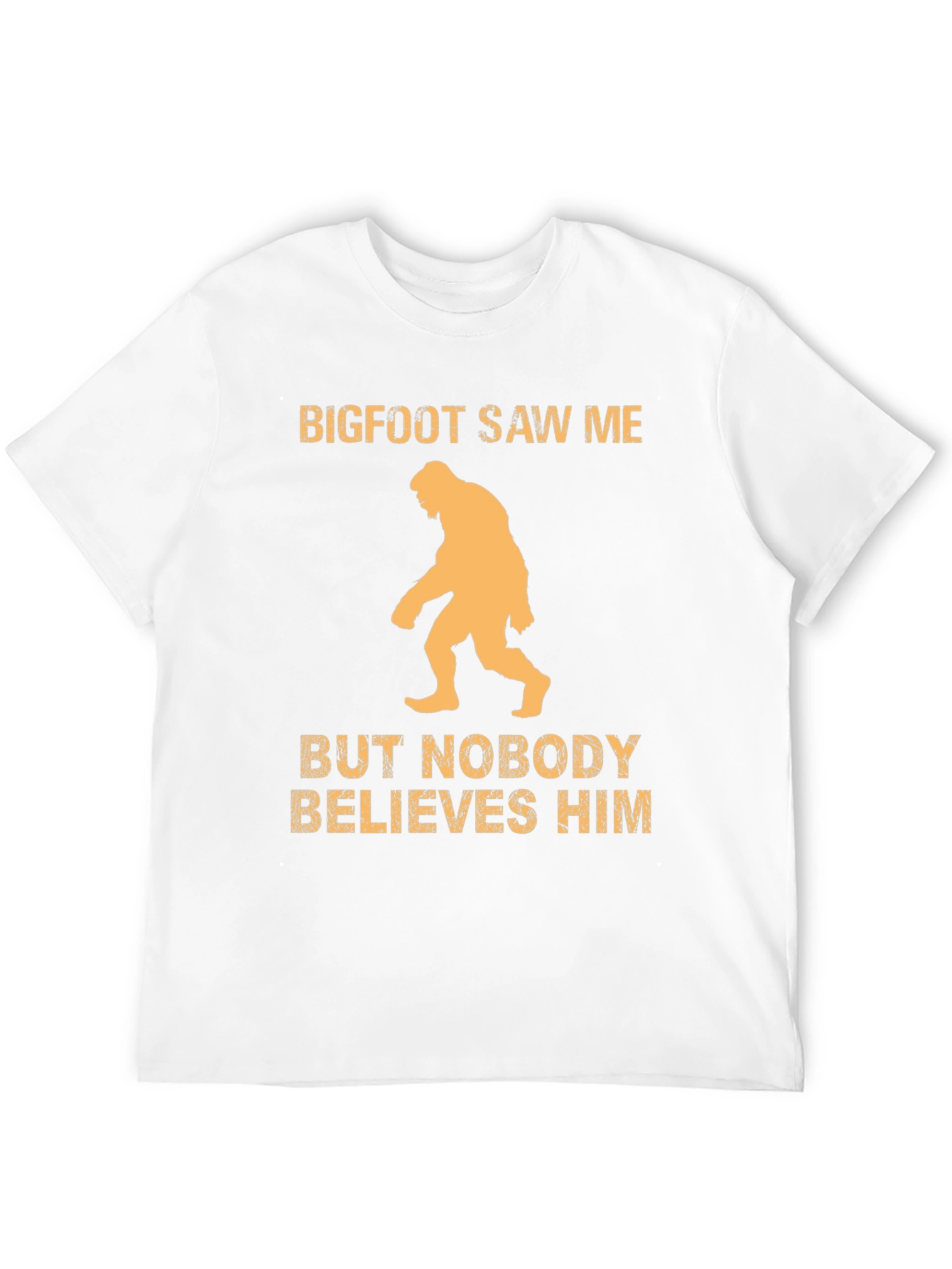 Bigfoot Saw Me Mens Graphic Tee