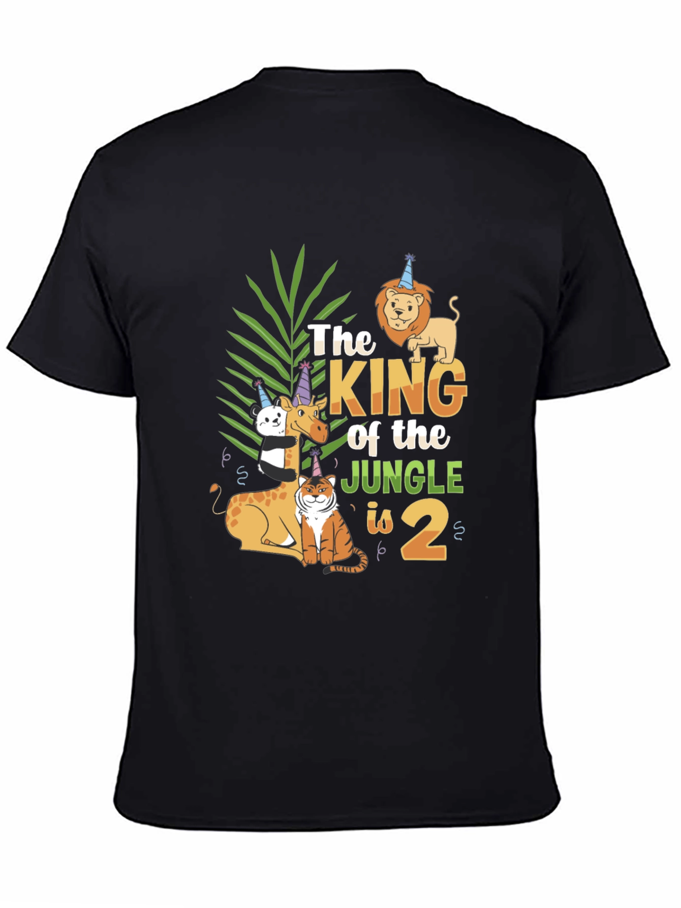 Jungle King Birthday T-Shirt Animal Theme