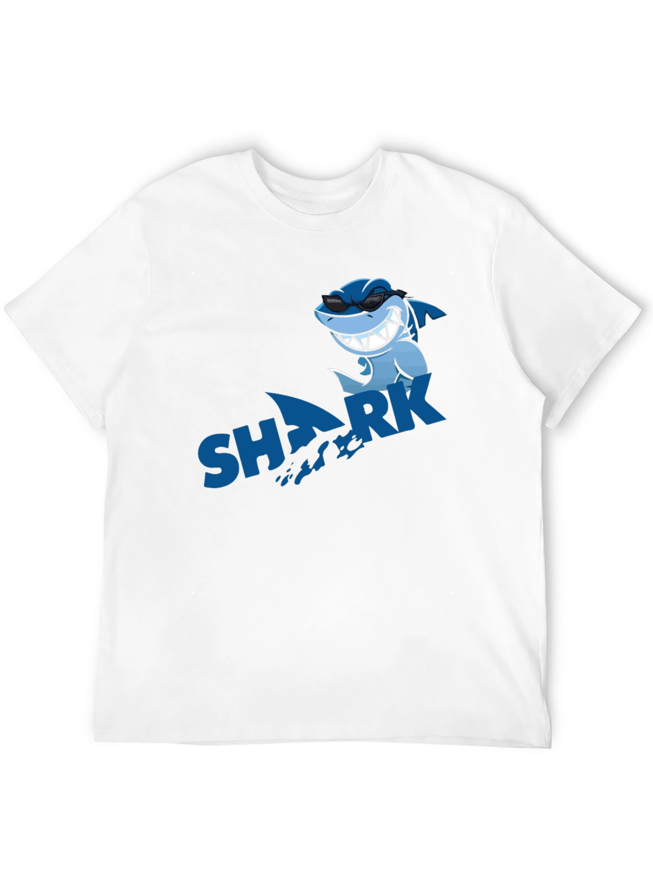 Cool Shark Graphic Black T-Shirt
