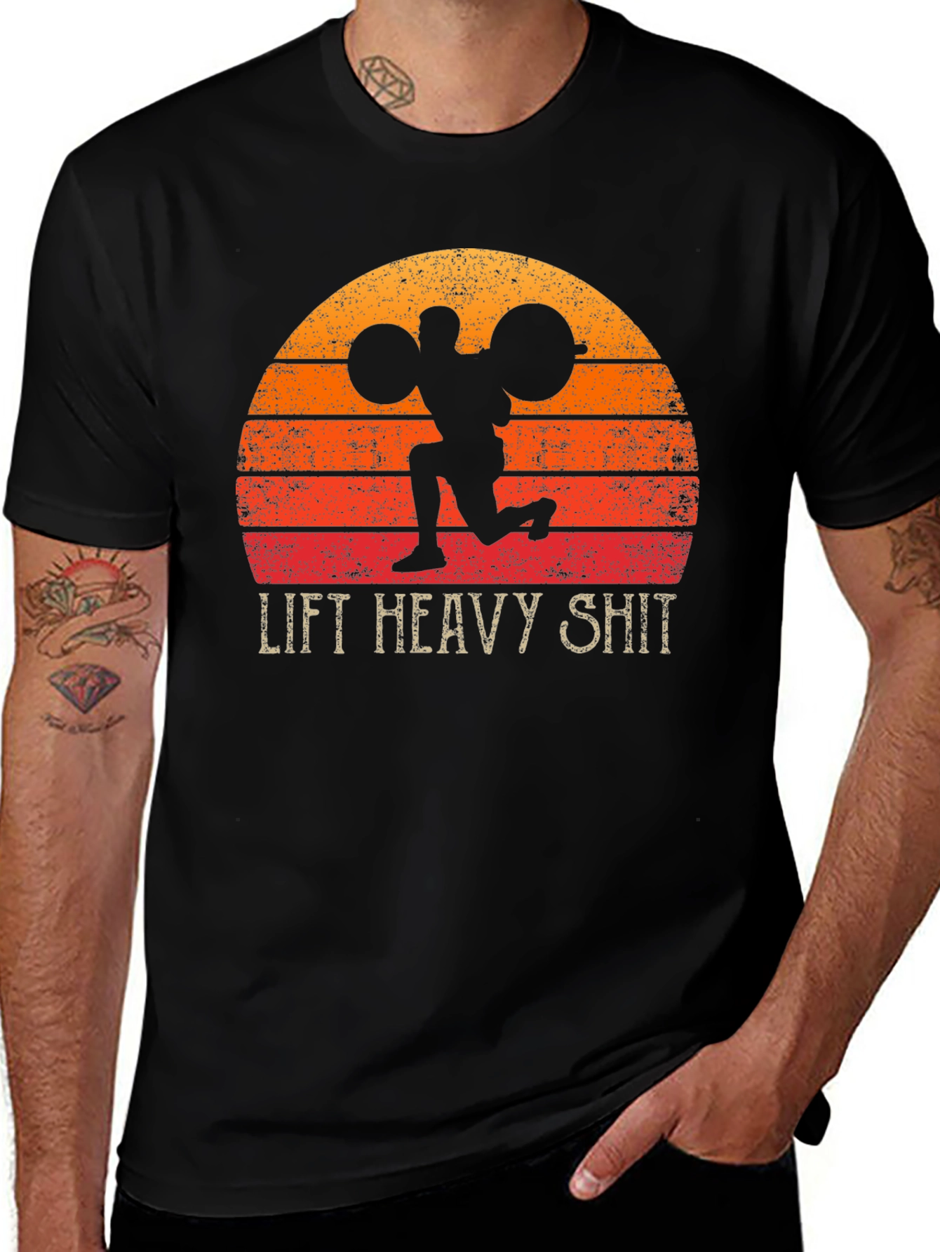 Lift Heavy Shit Graphic T-Shirt